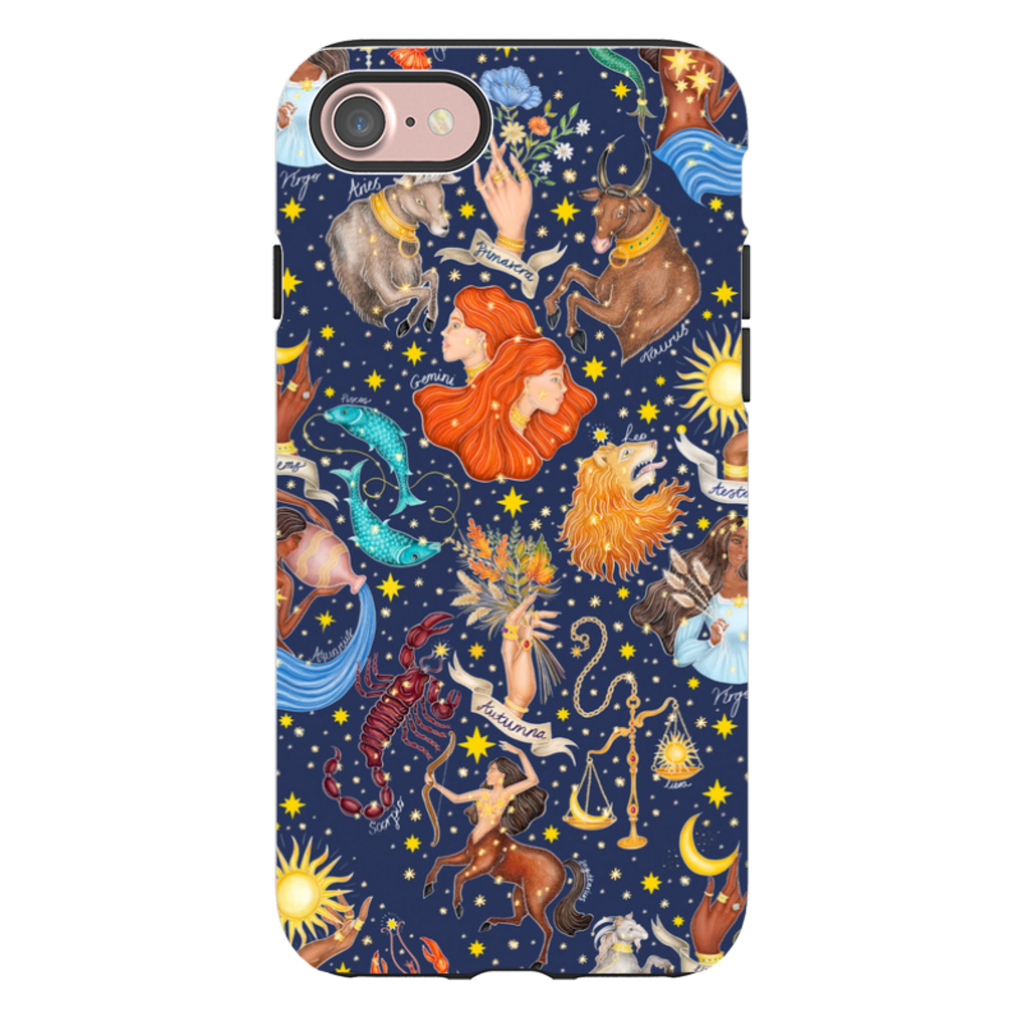 iPhone Tough Case - Zodiac Composite By Catherine Rowe