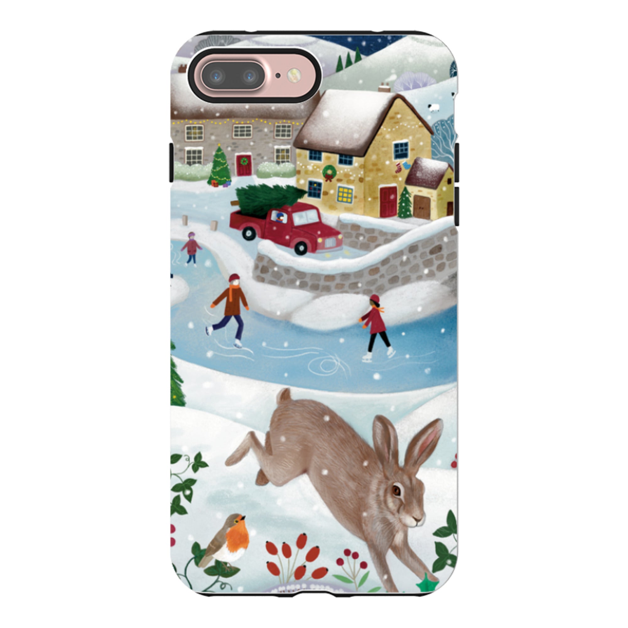 iPhone Tough Case - Advent Rabbit By Bex Parkin