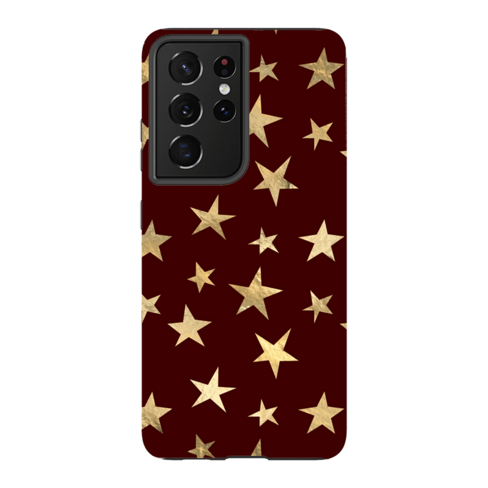 Samsung Tough Case - Brown and Gold Stars