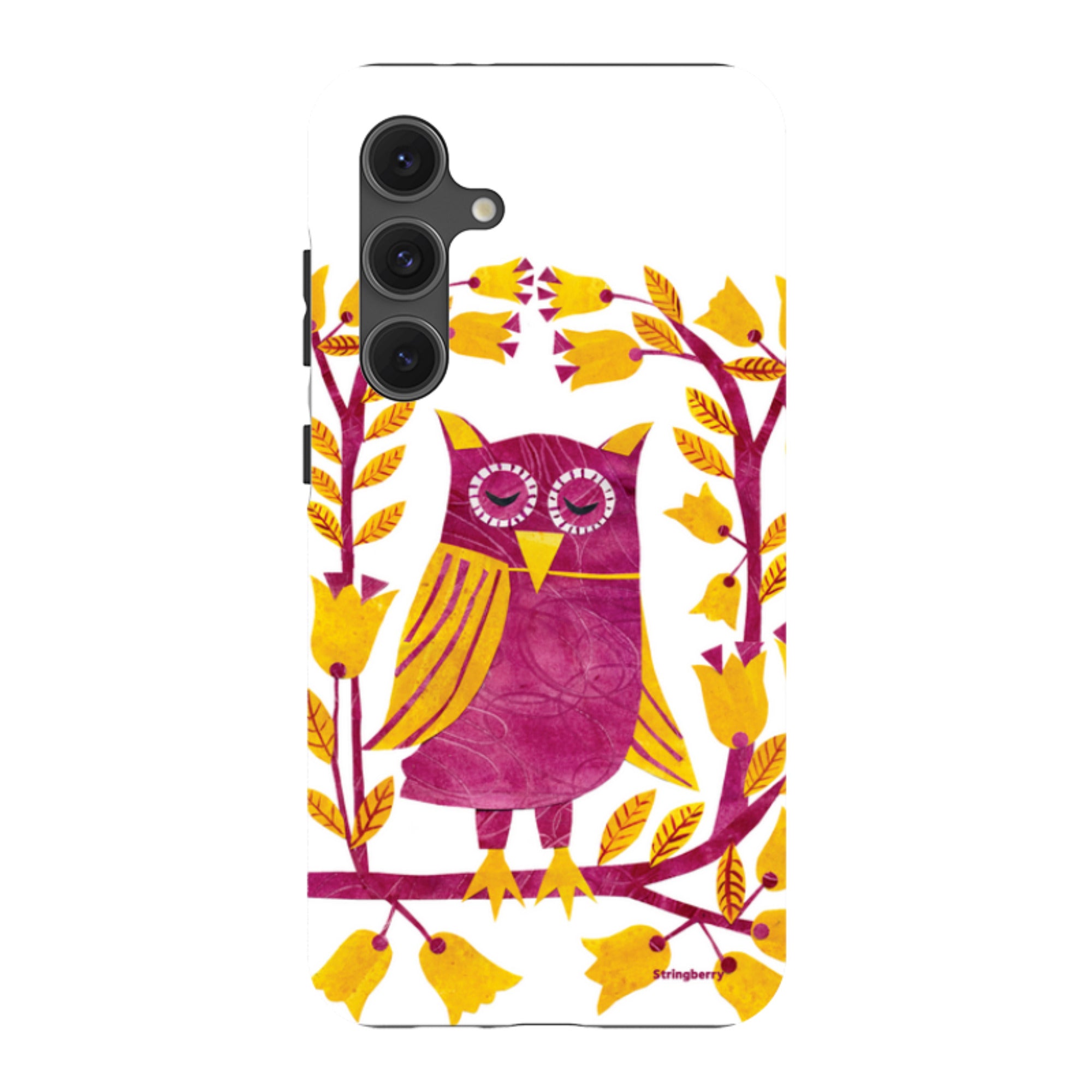 Samsung Tough Case - Folk Owl By Tracey English