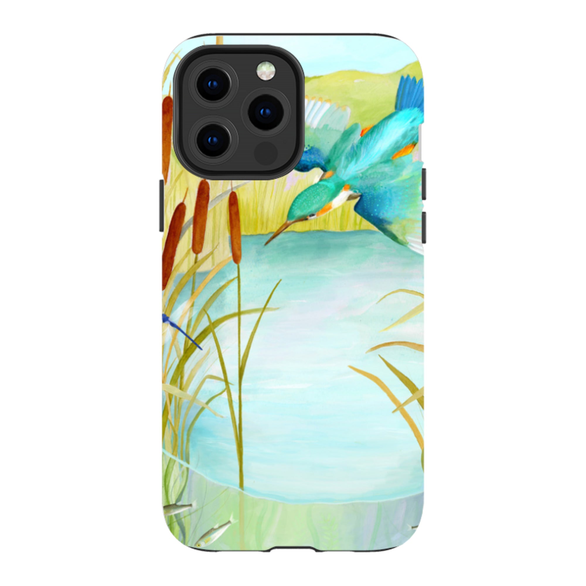 iPhone Tough Case - Kingfisher By Bex Parkin