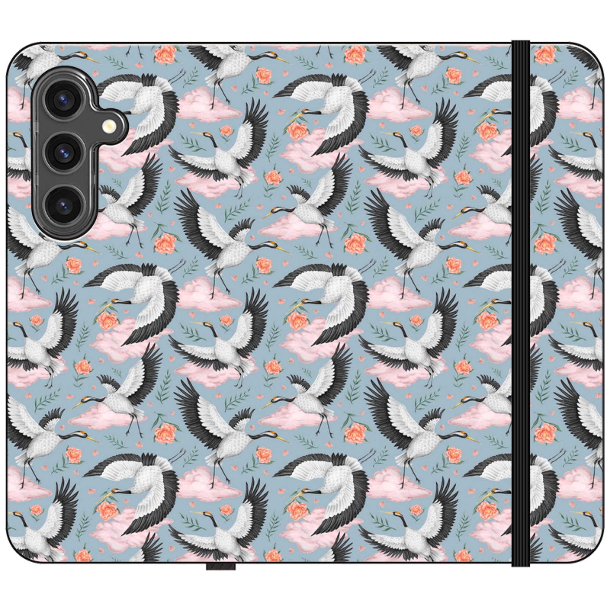 Flight of the Cranes Wallet Case By Catherine Rowe