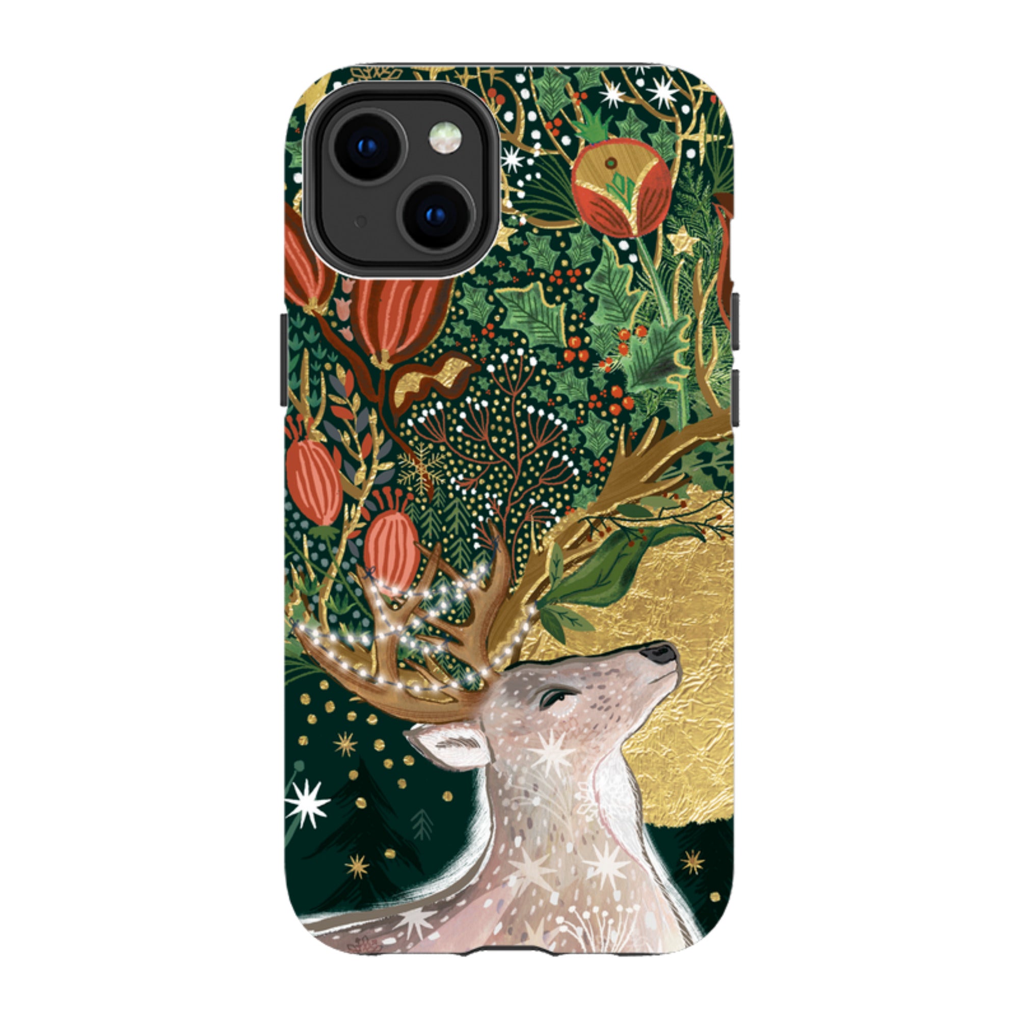 iPhone Tough Case - Winter Deer I By Emma Frances Grant