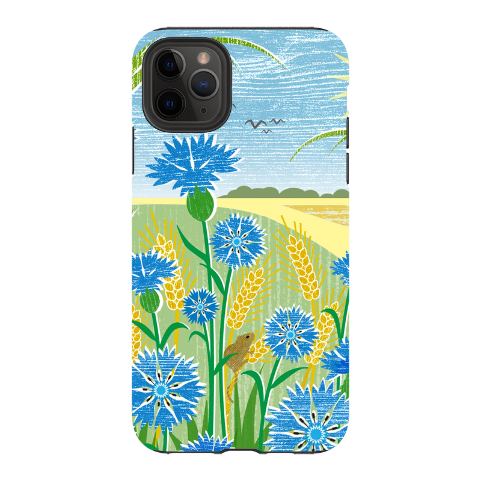 iPhone Tough Case - Cornflowers By Liane Payne