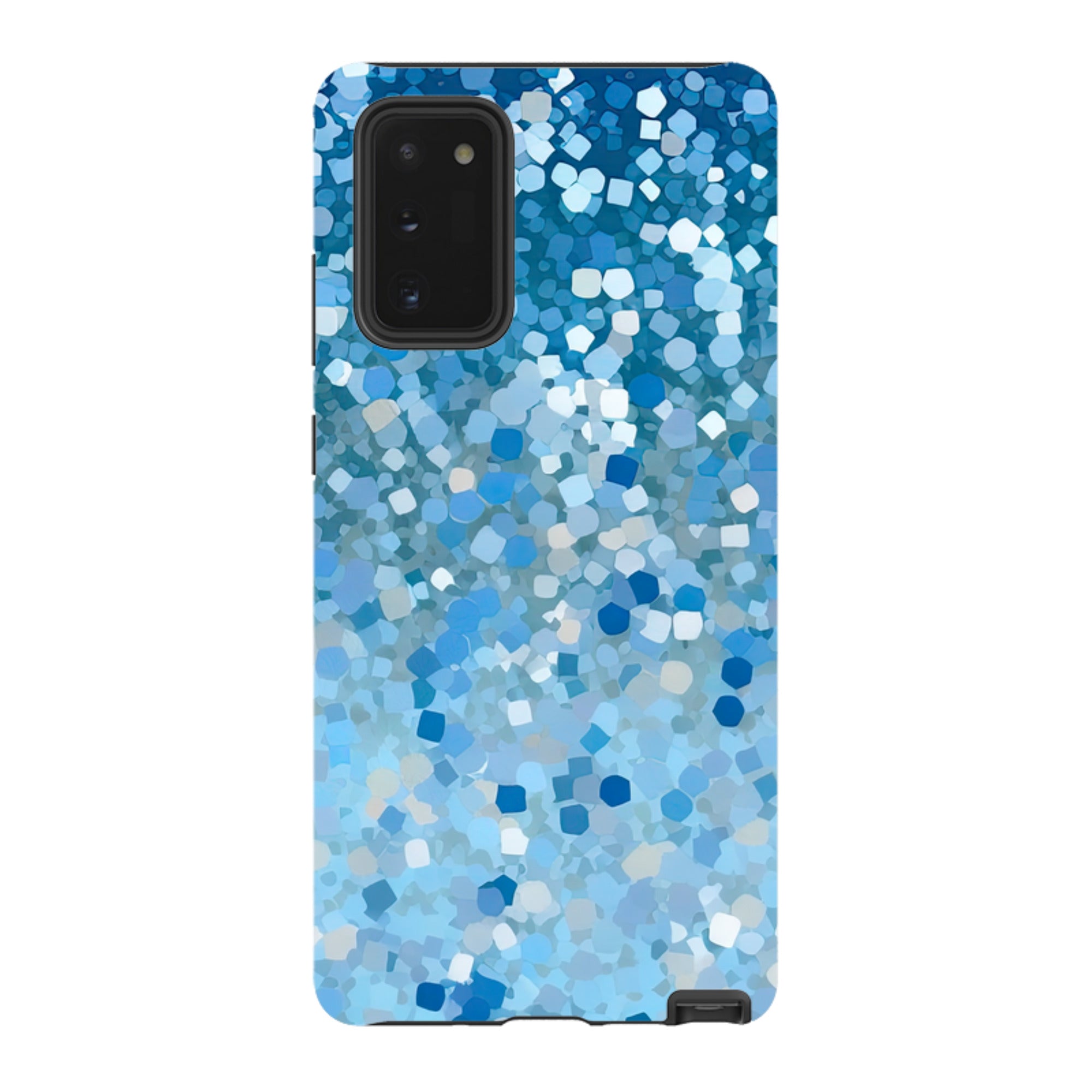 Samsung Tough Case - Blue Glitter II (Case Does Not Glitter)
