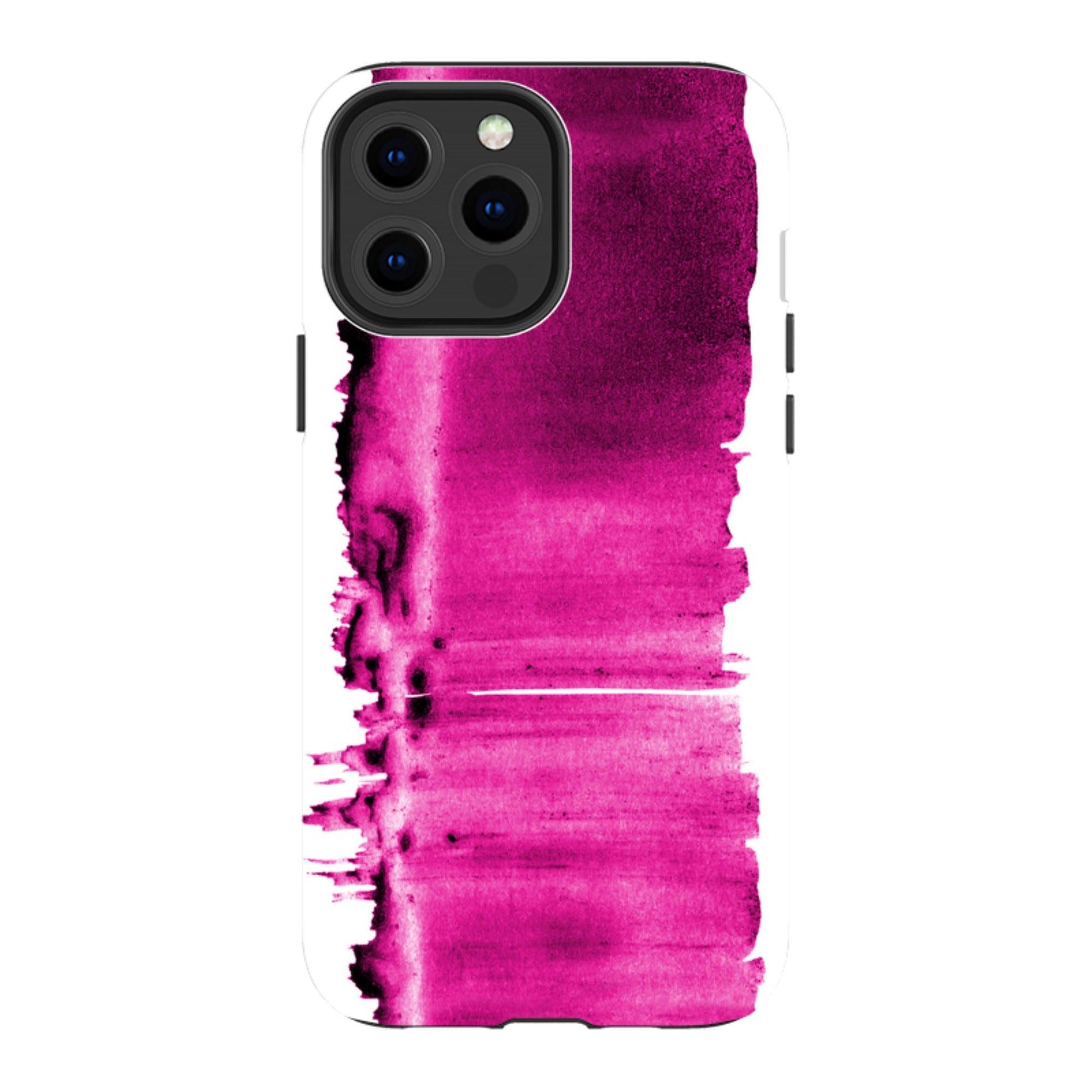 iPhone Tough Case - Pink Ink By Kitty Joseph