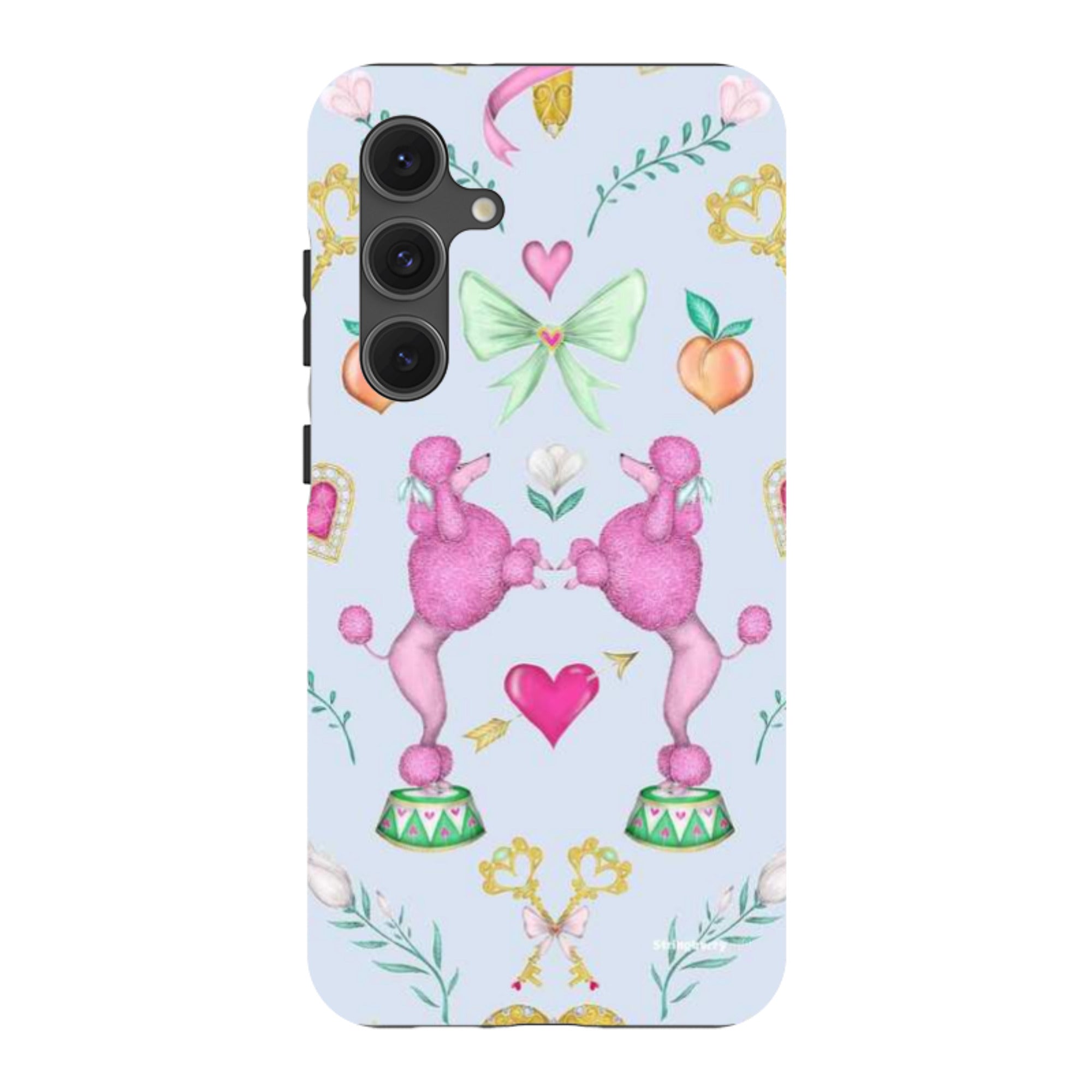 Samsung Tough Case - Pink Poodle Parlour Powder By Catherine Rowe