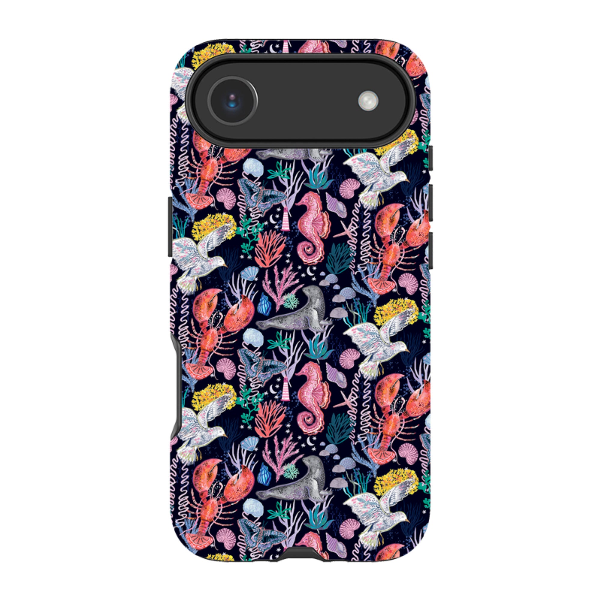 iPhone MagSafe Tough Case - Coastline Pattern A By Emma Frances Grant