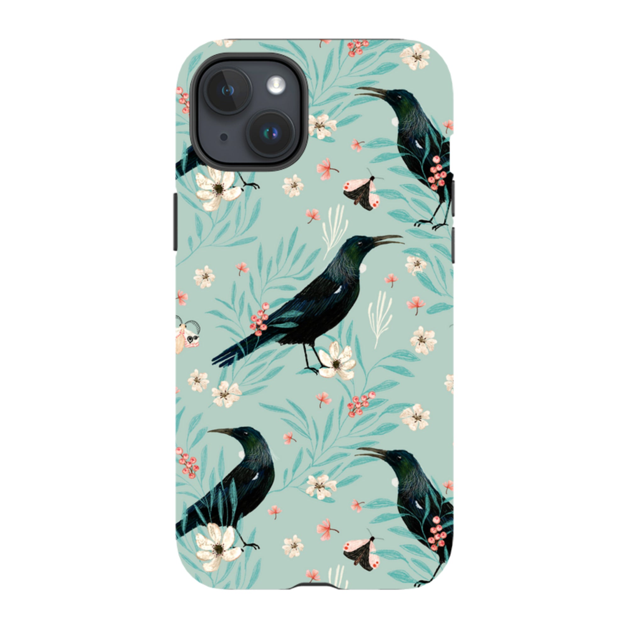 iPhone Tough Case - Tui Light Blue By Katherine Quinn
