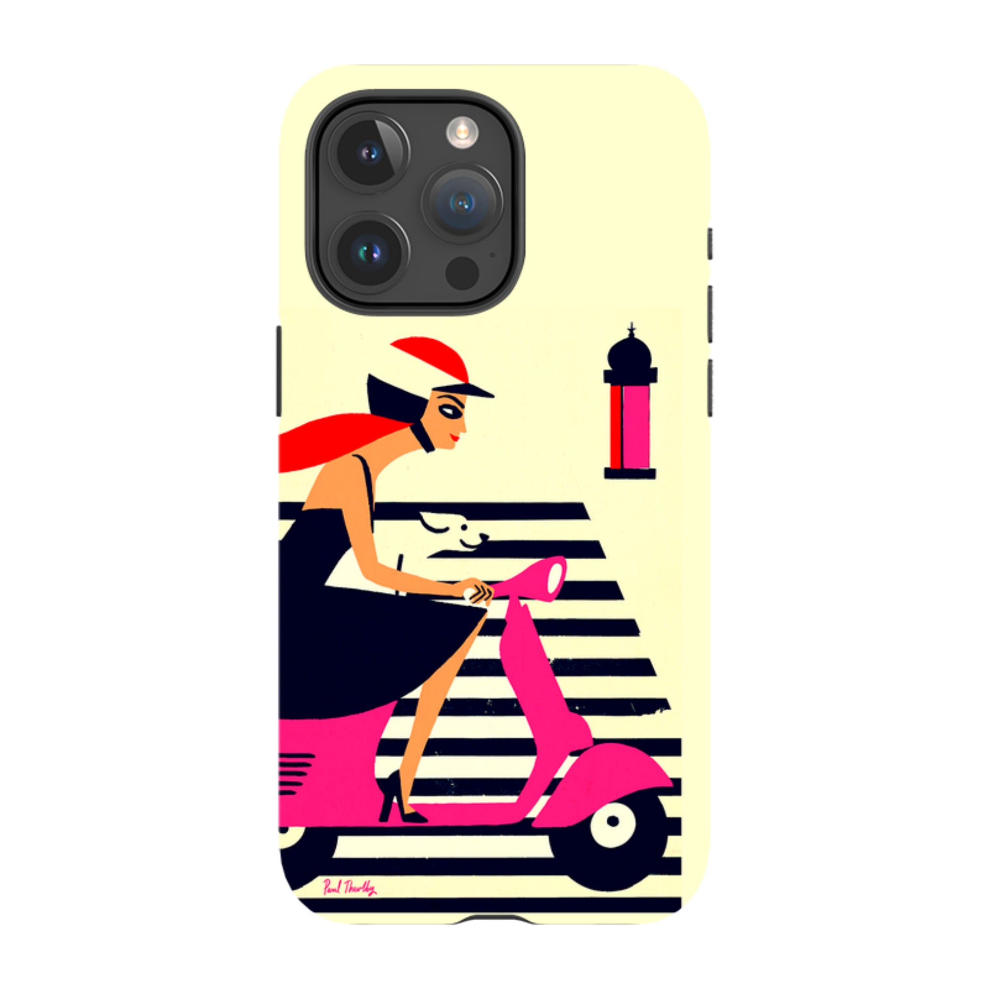 iPhone Tough Case - Vespa By Paul Thurlby
