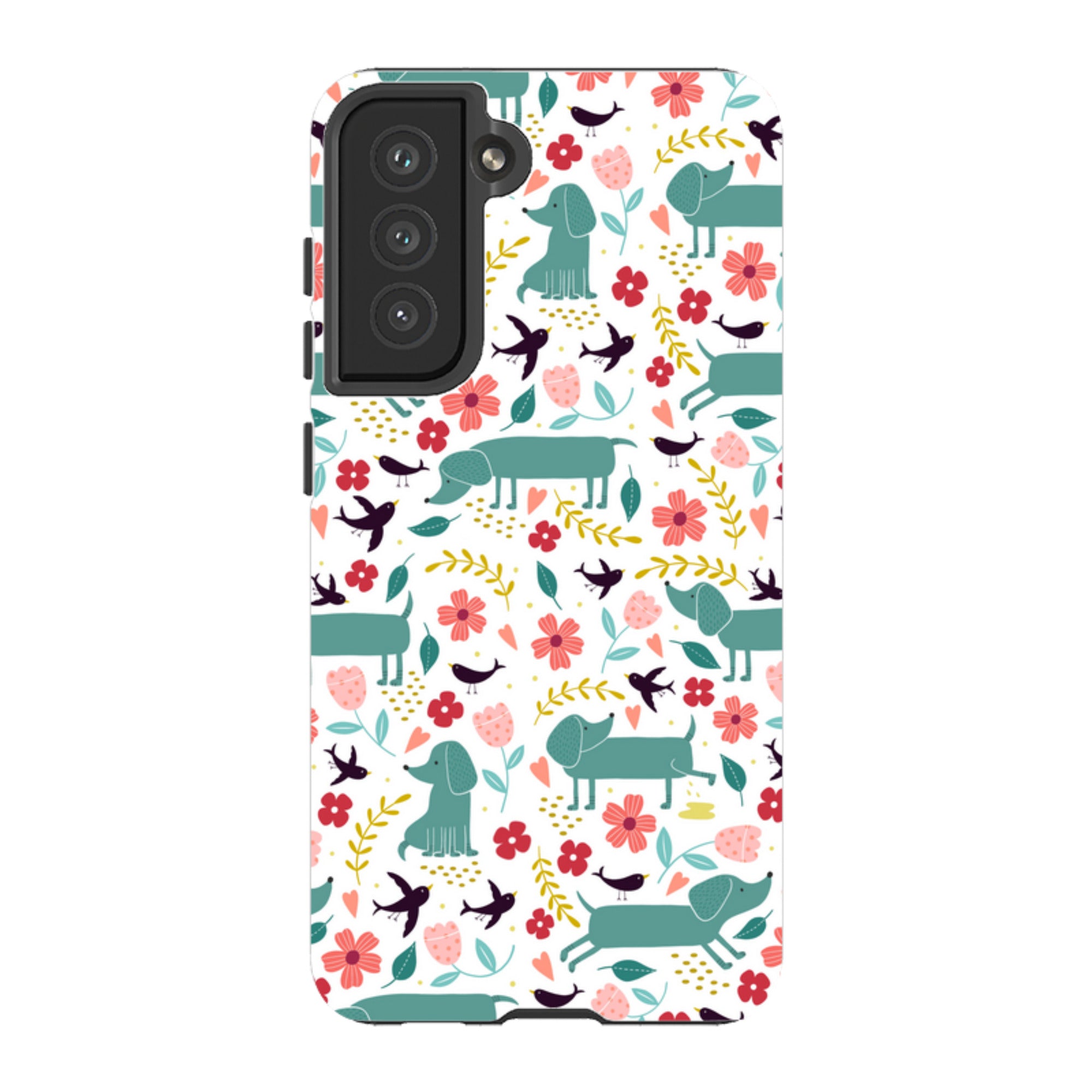 Samsung Tough Case - Cheek Dachshunds By Suzy Taylor