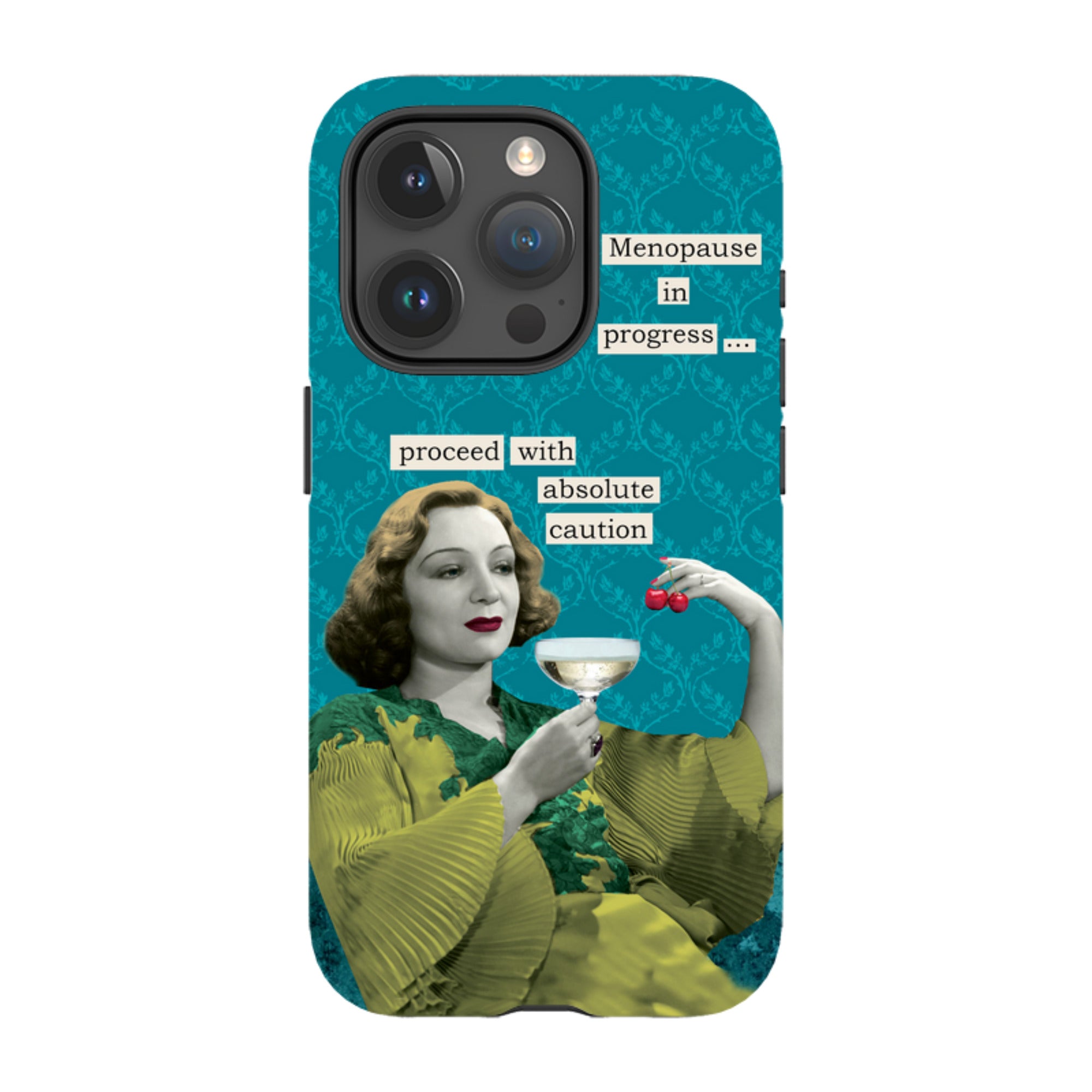iPhone Tough Case - Menopause In Progress By Clare Jordan