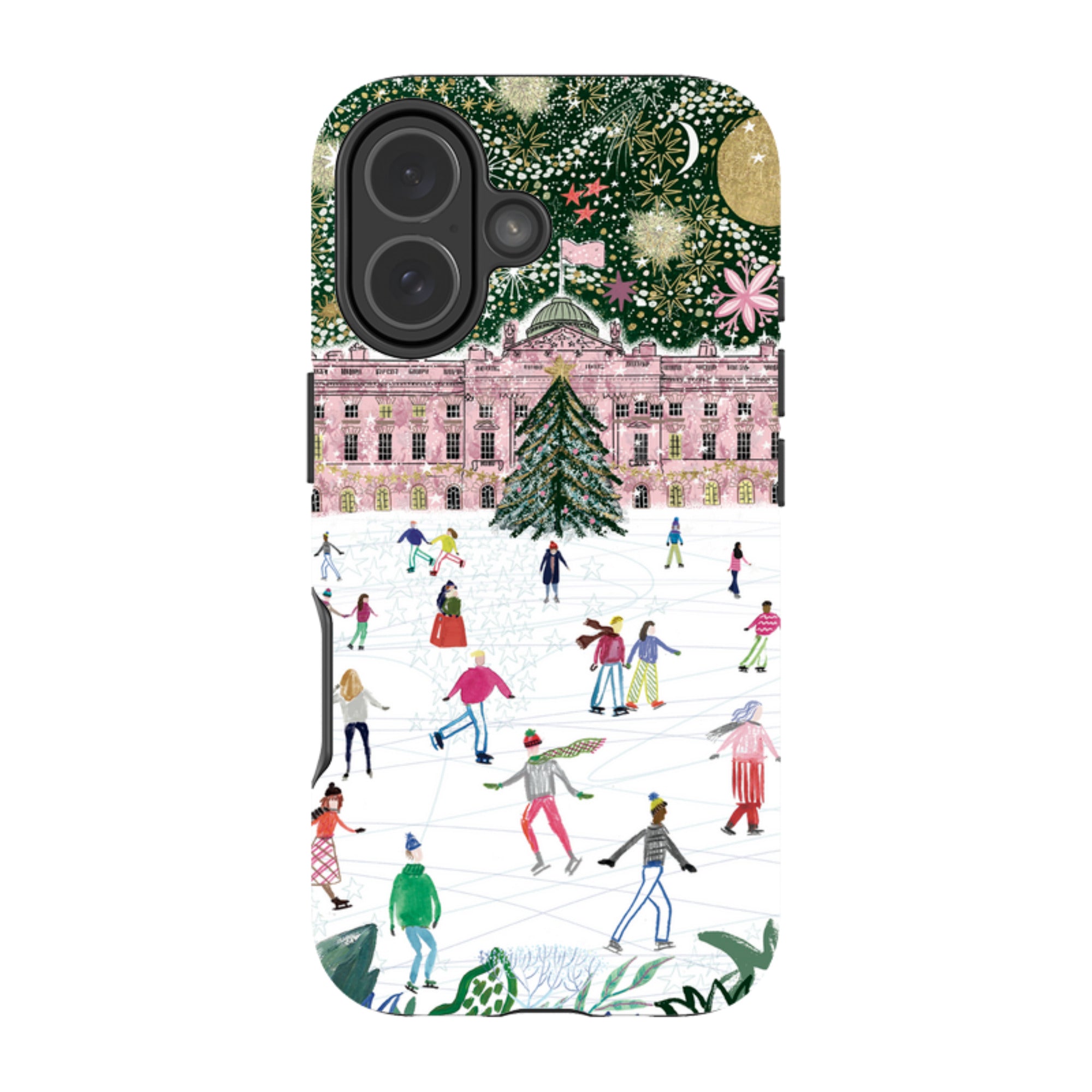 iPhone Tough Case - Skating At Somerset House By Emma Frances Grant