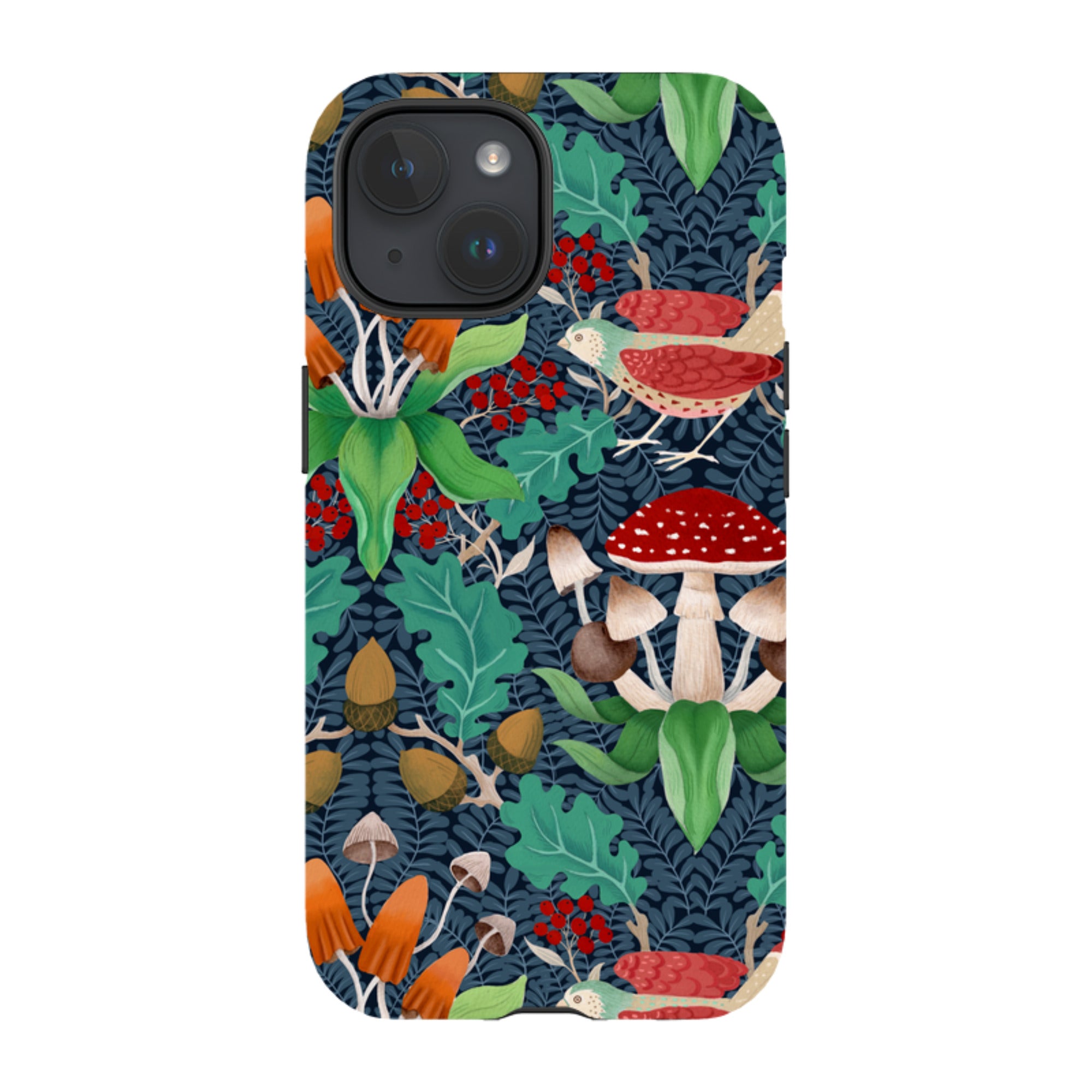 iPhone Tough Case - Mushrooms By Bex Parkin
