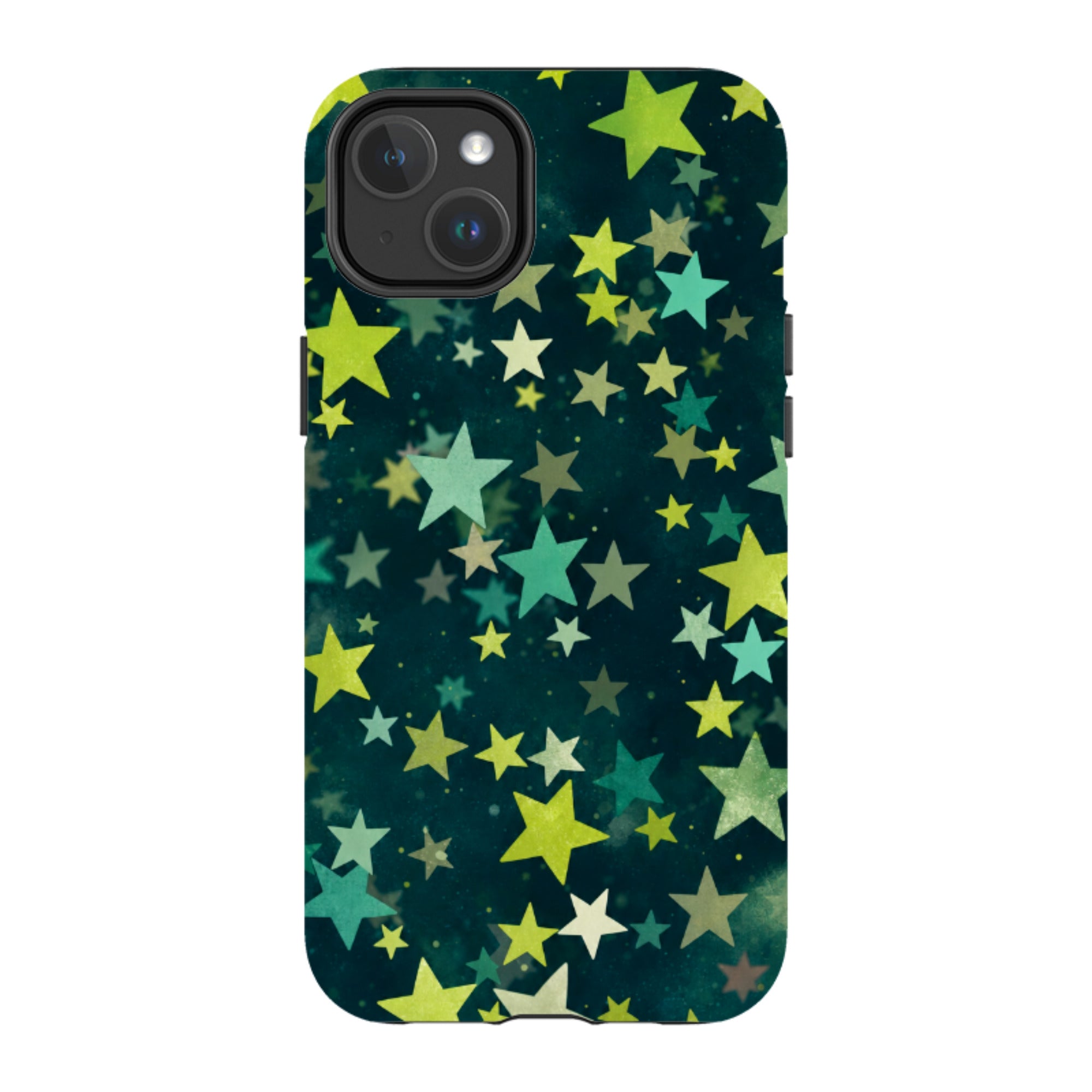 iPhone MagSafe Tough Case - Green Galaxy Star