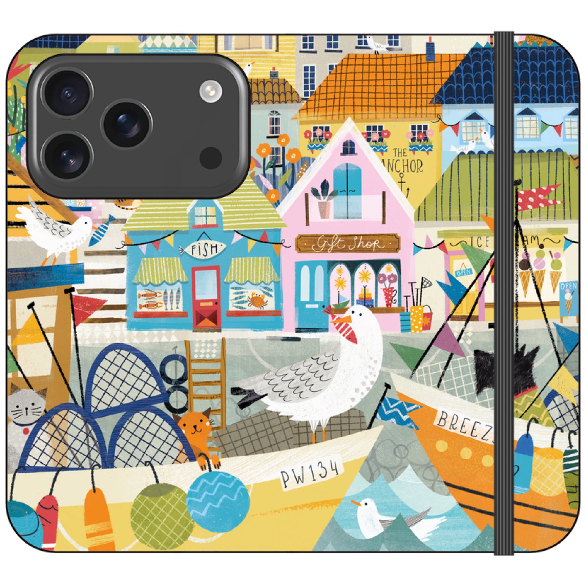 Harbour Wallet Case By Ali Brookes
