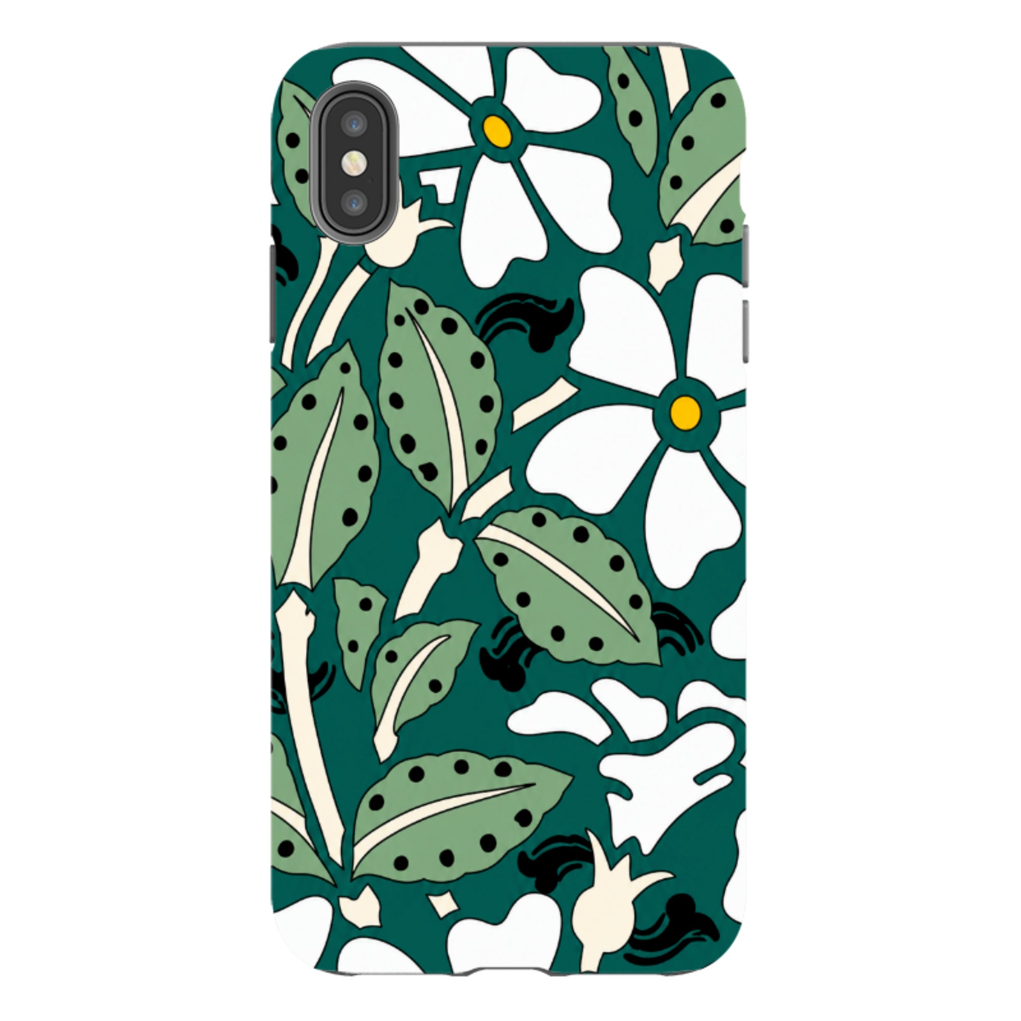 iPhone Tough Case - Vintage Woodblock Print