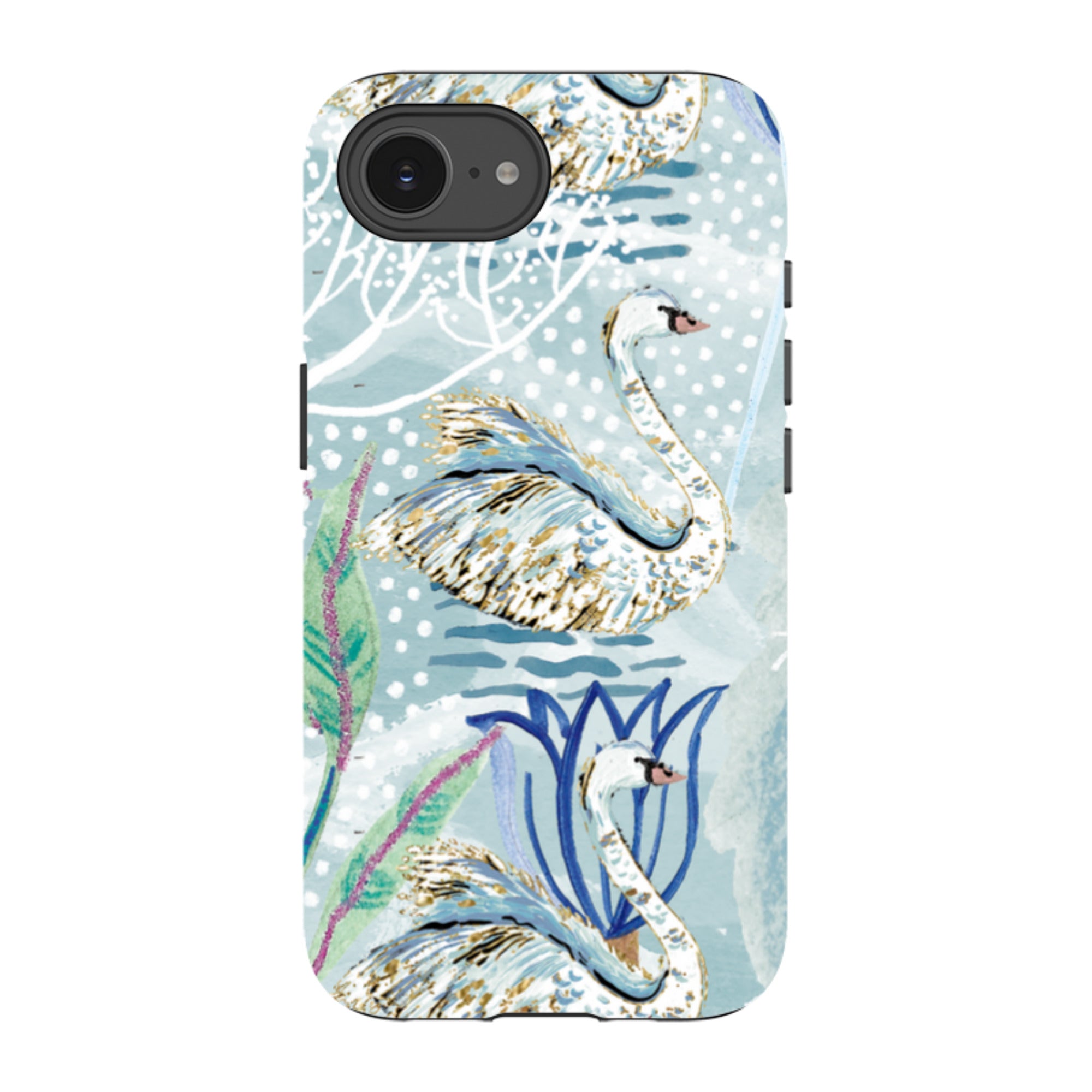 iPhone Tough Case - Seven Swans III By Emma Frances Grant
