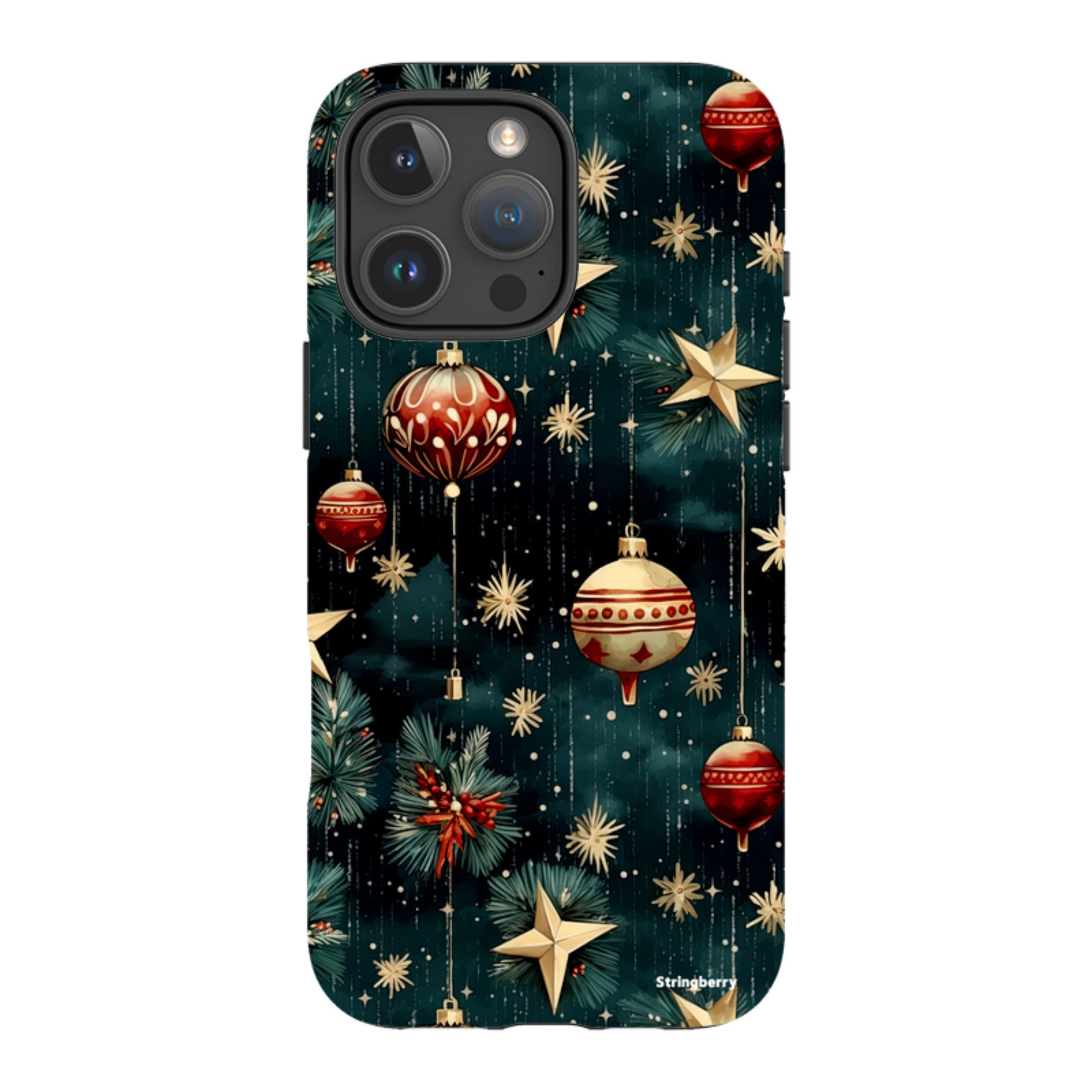 iPhone Tough Case - Christmas Baubles III