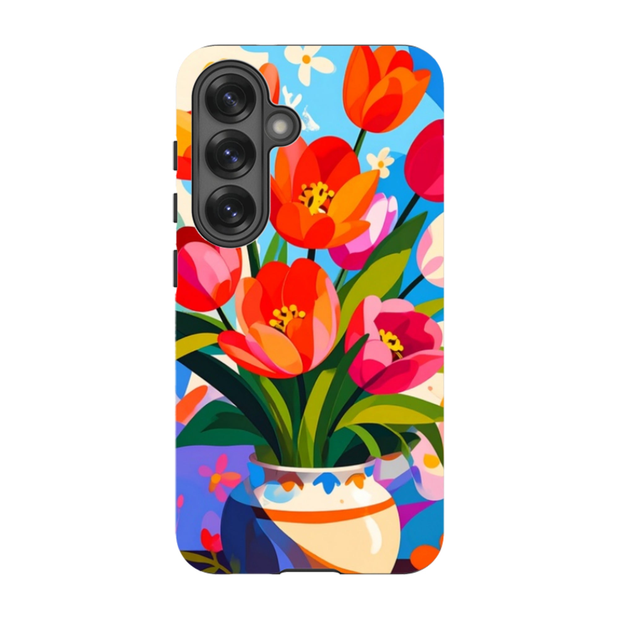 Samsung Tough Case - Tulip Pot Floral