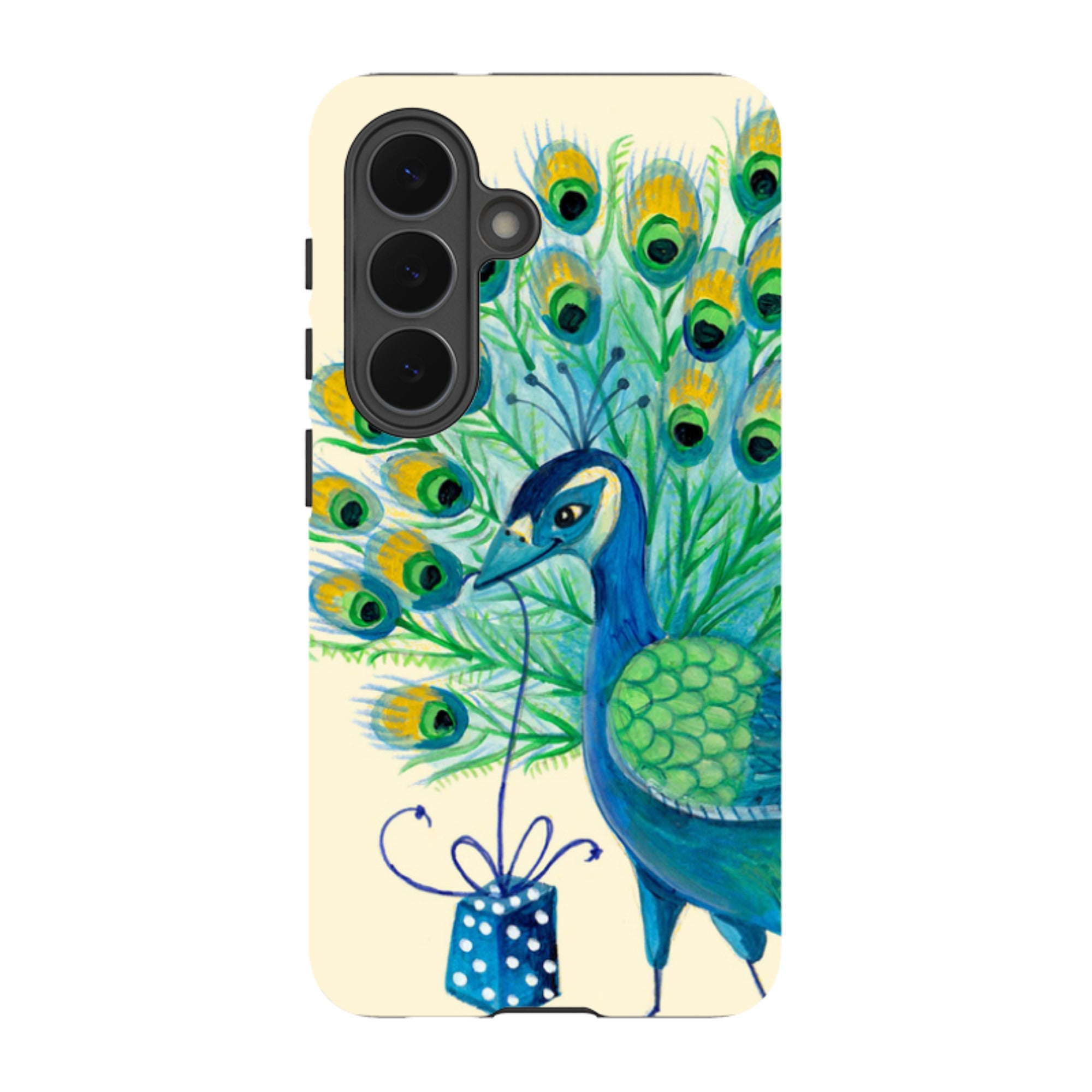 Samsung Tough Case - Peacock Present By Caroline Bonne Muller