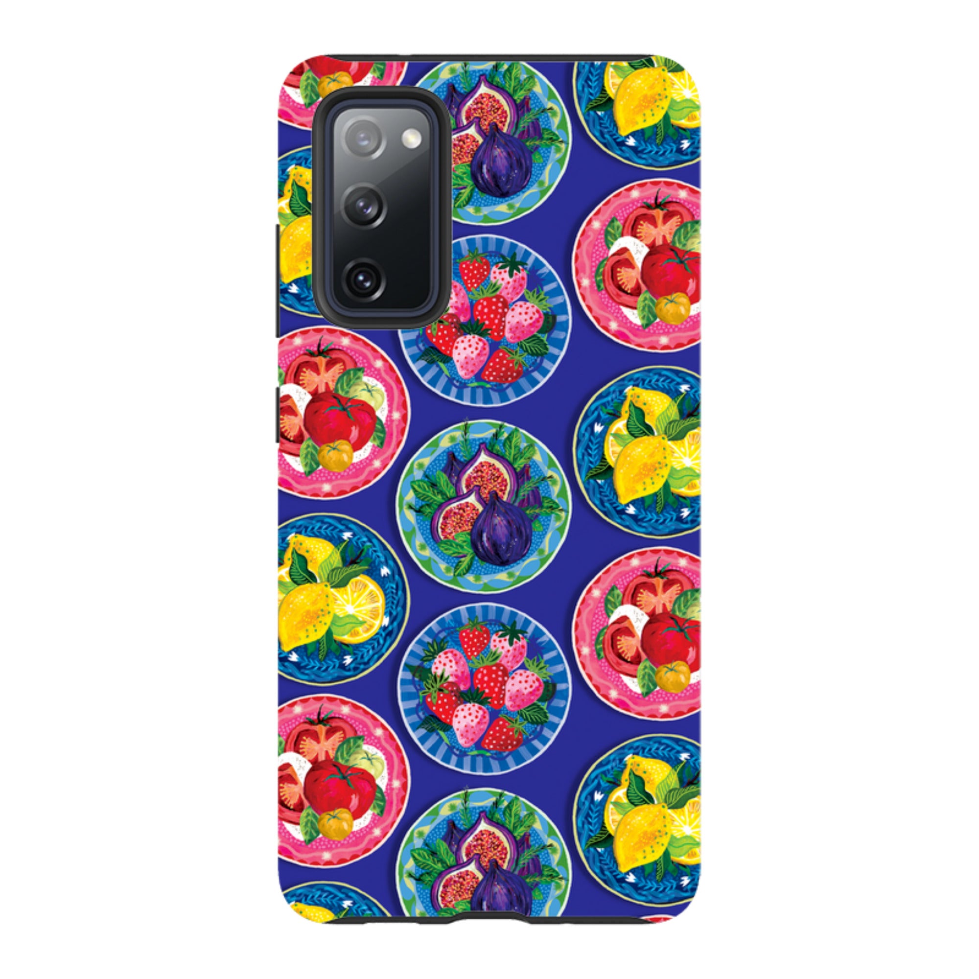 Samsung Tough  Case - Summer Plates Blue By Emma Frances Grant