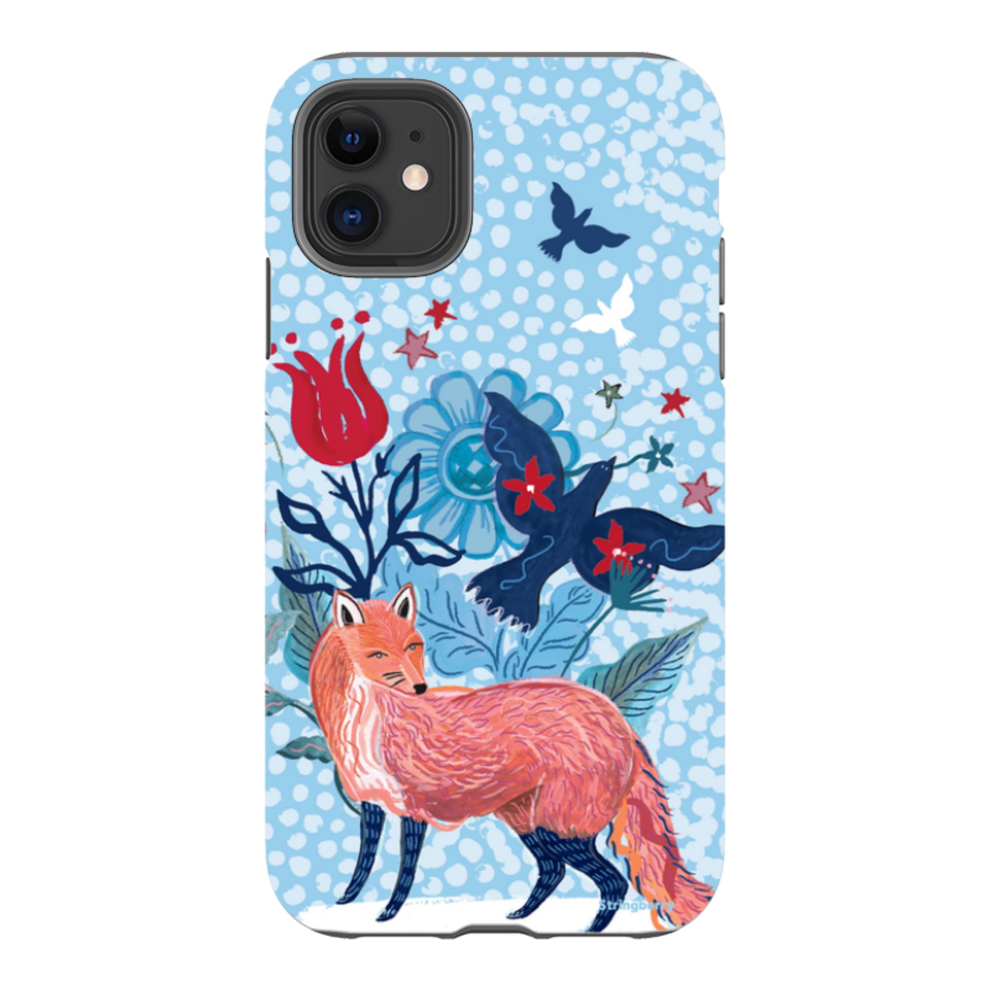 iPhone Tough Case - Fox By Emma Frances Grant