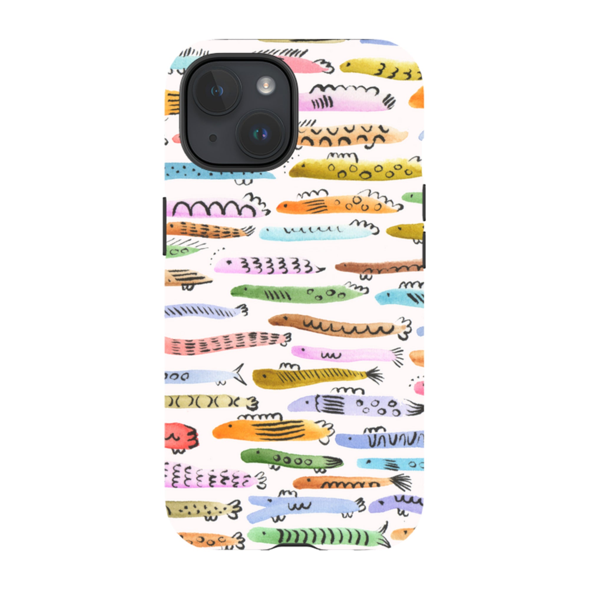 iPhone Tough Case - Colourful Fishes By Gabriela Larios