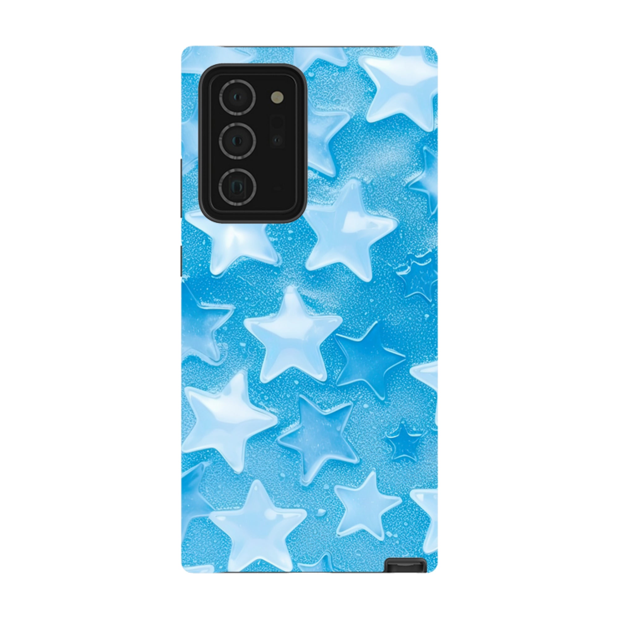 Samsung Tough Case - Blue Stars I  (Case Does Not Glitter)