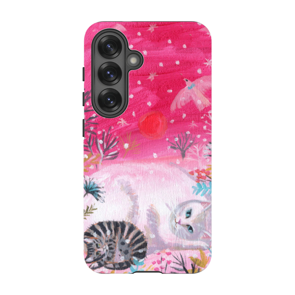 Samsung Tough Case - Christmas Cats By Mary Stubberfield