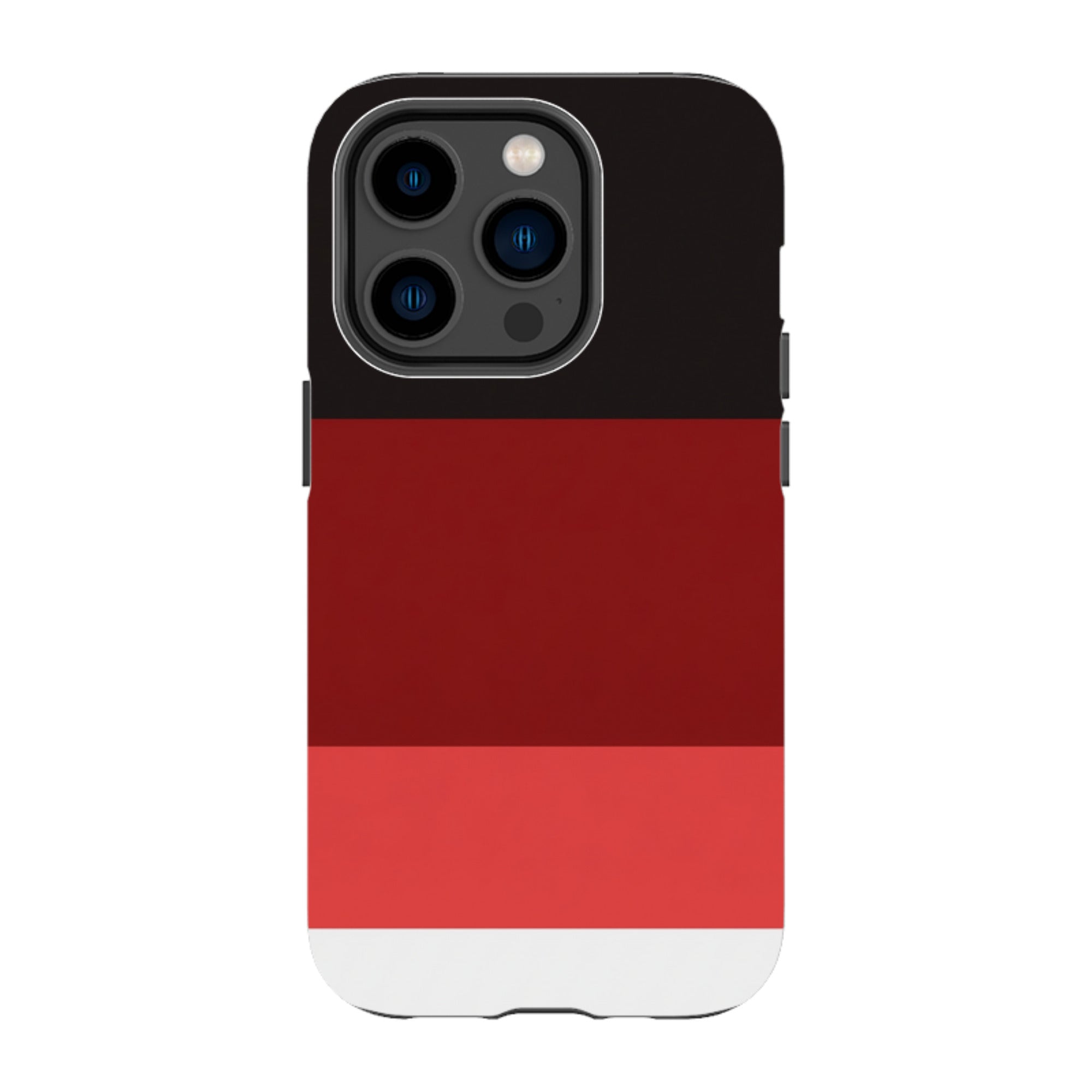 iPhone Tough Case - Crimson and Black Gradient