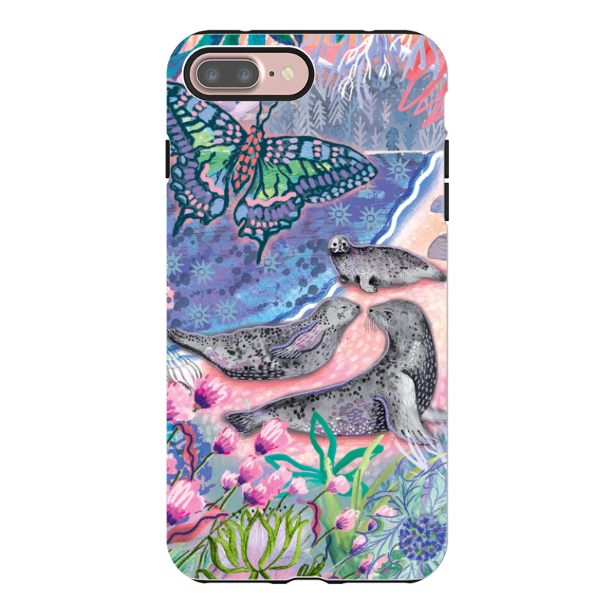 iPhone Case - Scenic Seals Of Norfolk By Emma Frances Grant