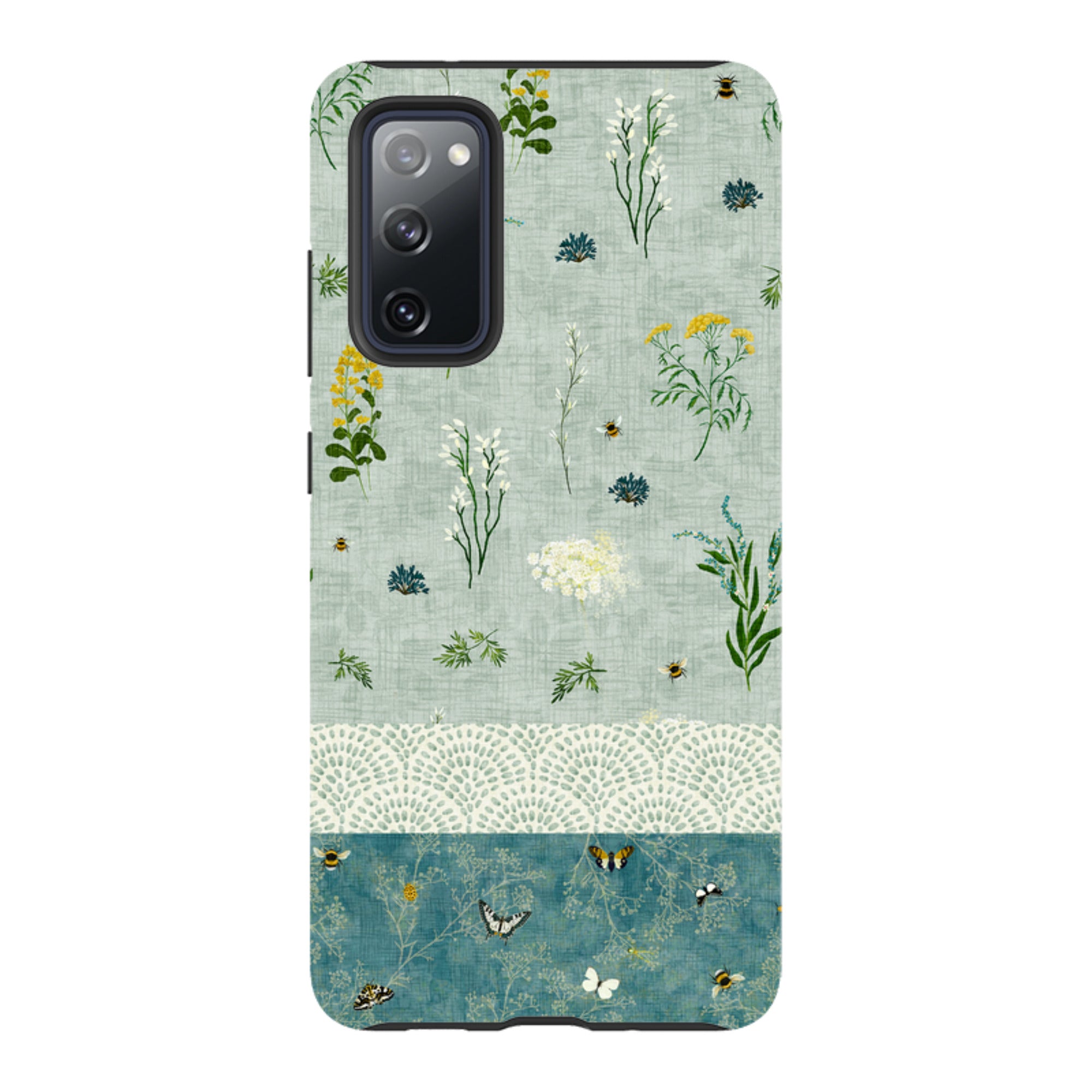 Samsung Tough  Case - Song Bird Florals and Bees 2 By Katherine Quinn
