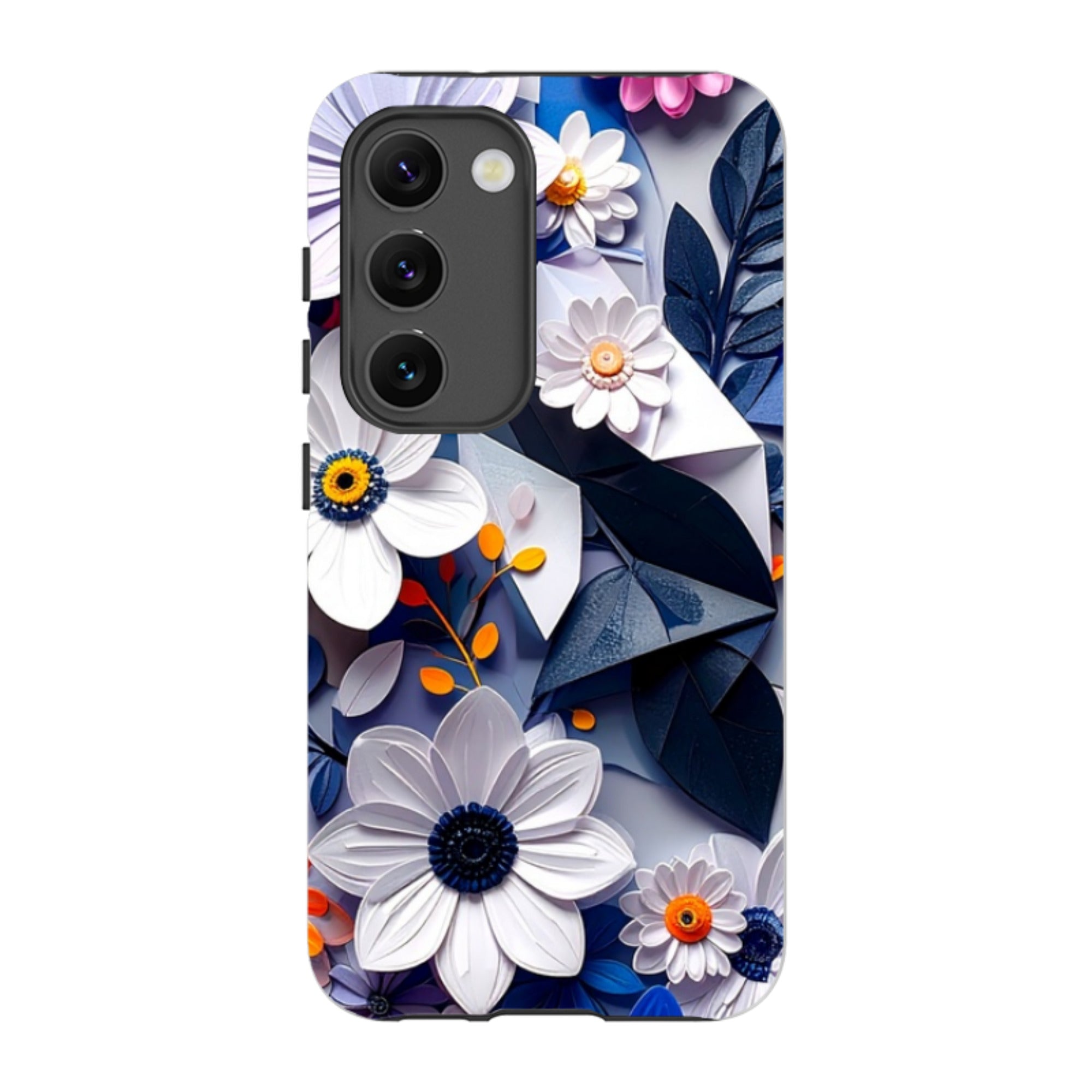 Samsung Tough Case - Summer Blue Florals