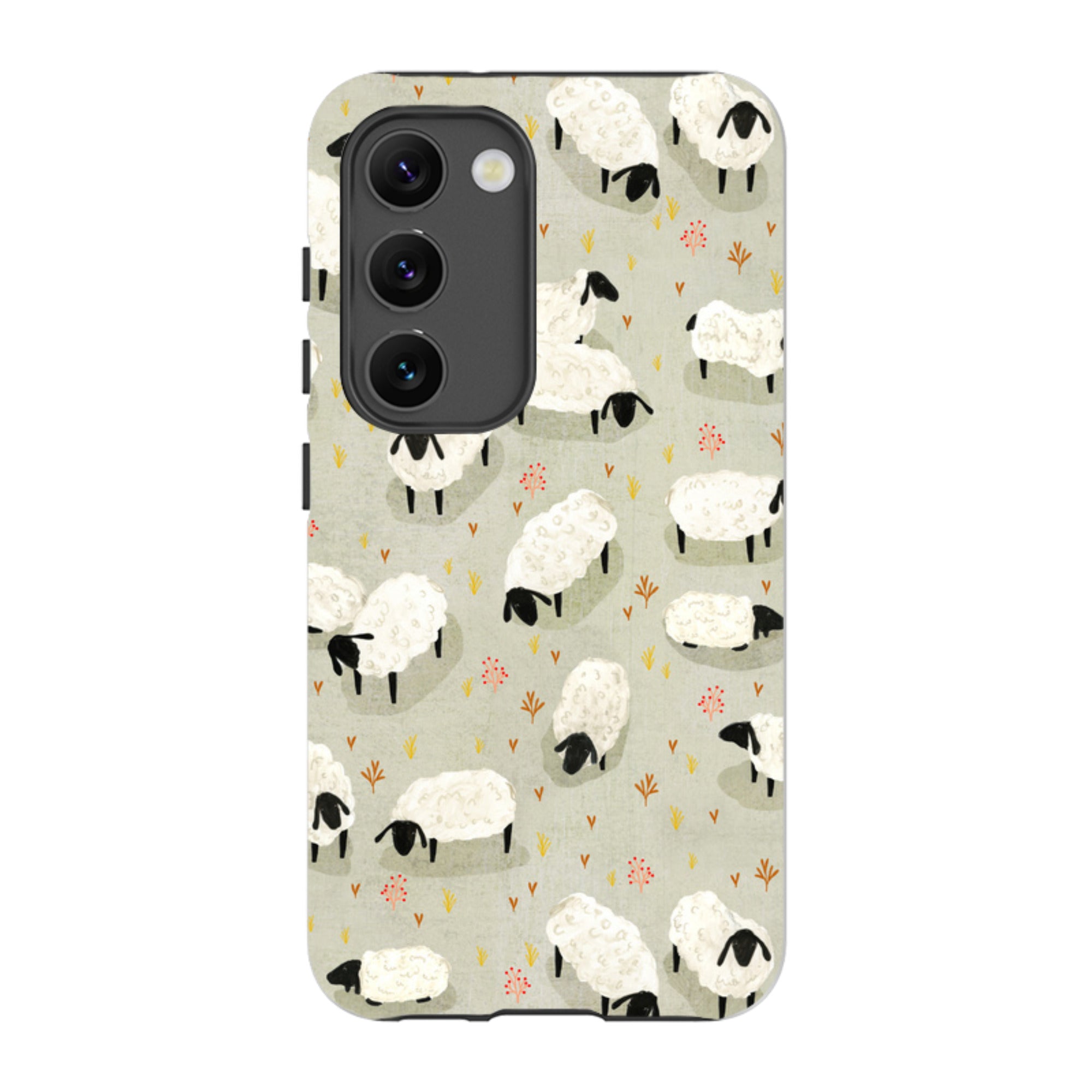Samsung Tough Case - Sheep Grey By Katherine Quinn