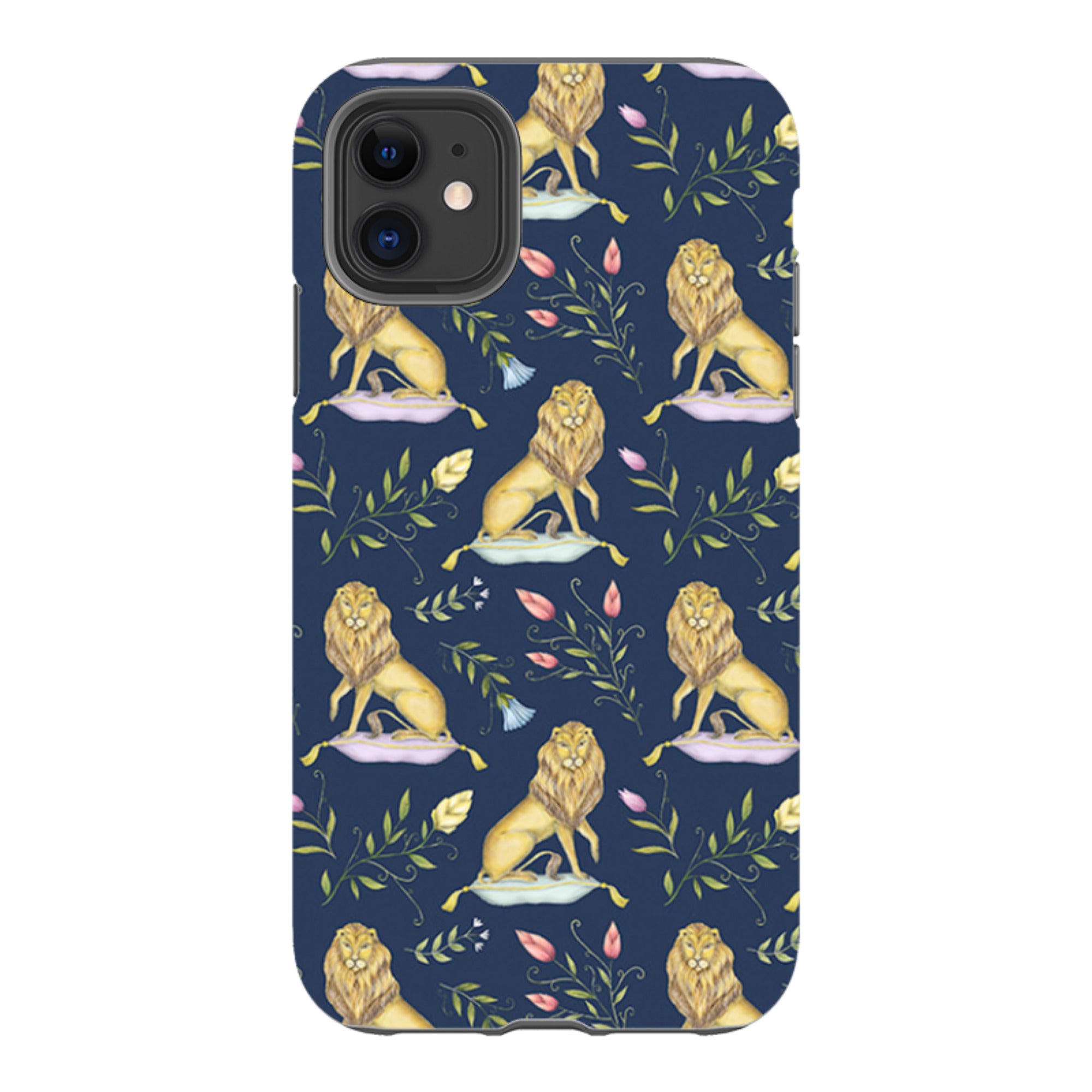 iPhone Tough Case - Leo Et Flores Navy By Catherine Rowe