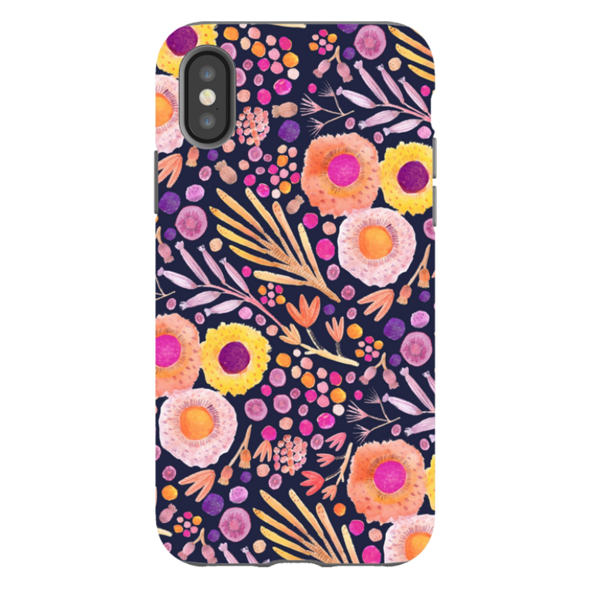 iPhone Tough Case - Floral Passion By Gabriela Larios
