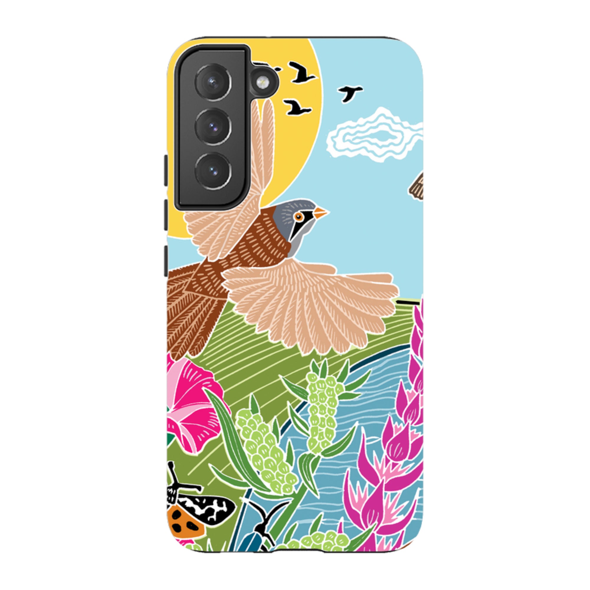 Samsung Tough Case - Bearded Tits By Kate Heiss