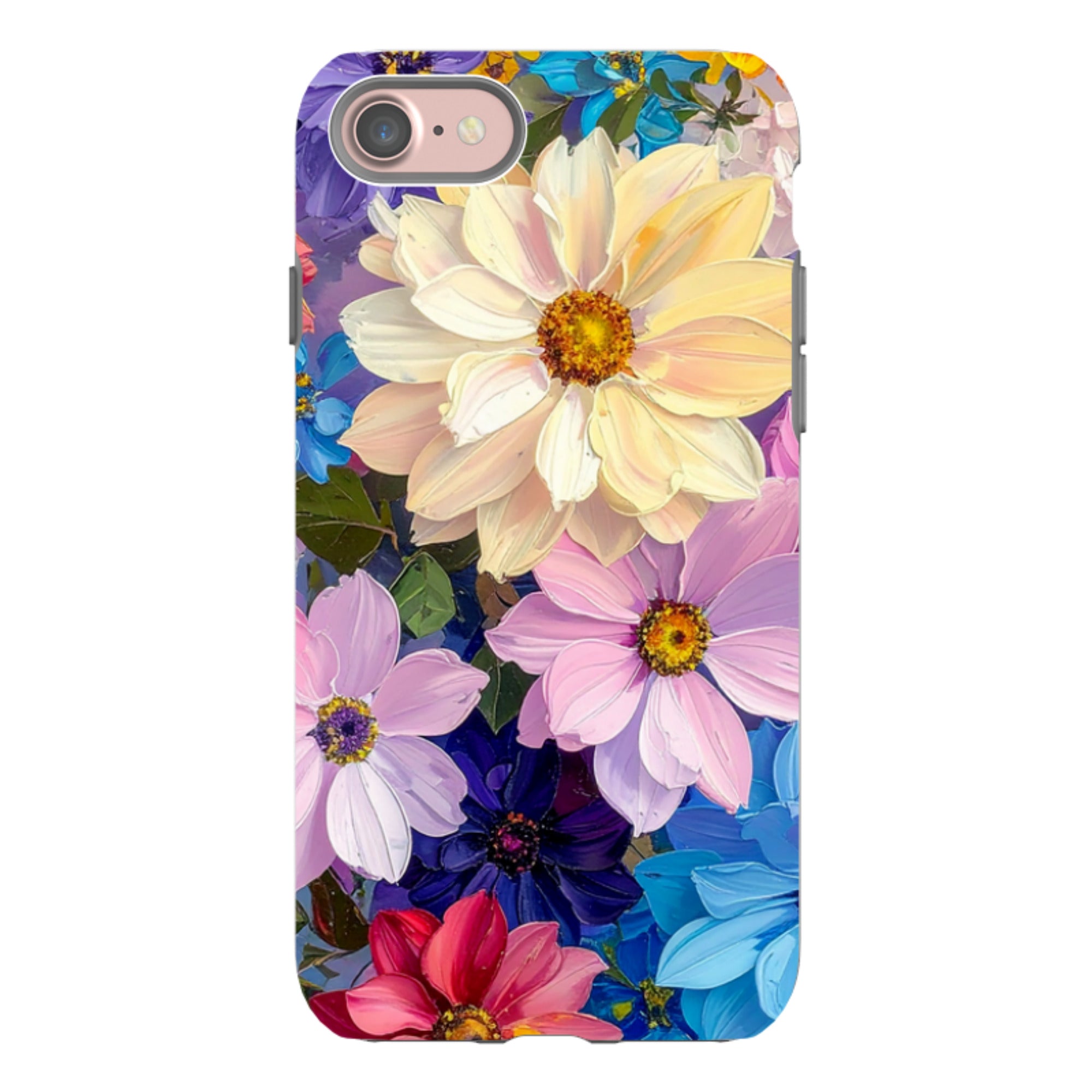 iPhone Tough Case - Summer Floral Blue Garden