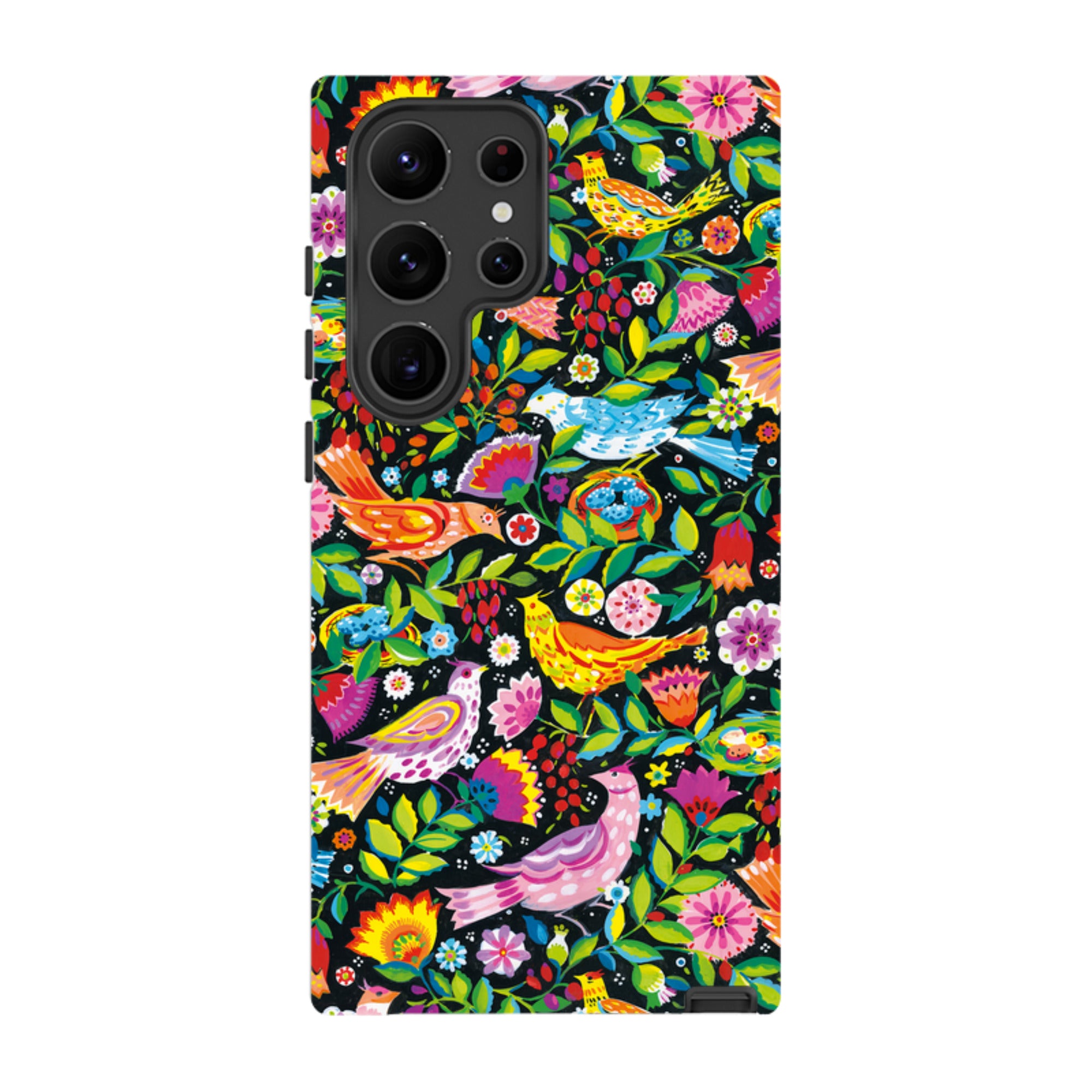 Samsung Tough Case - Folk Birds By Sarah Campbell