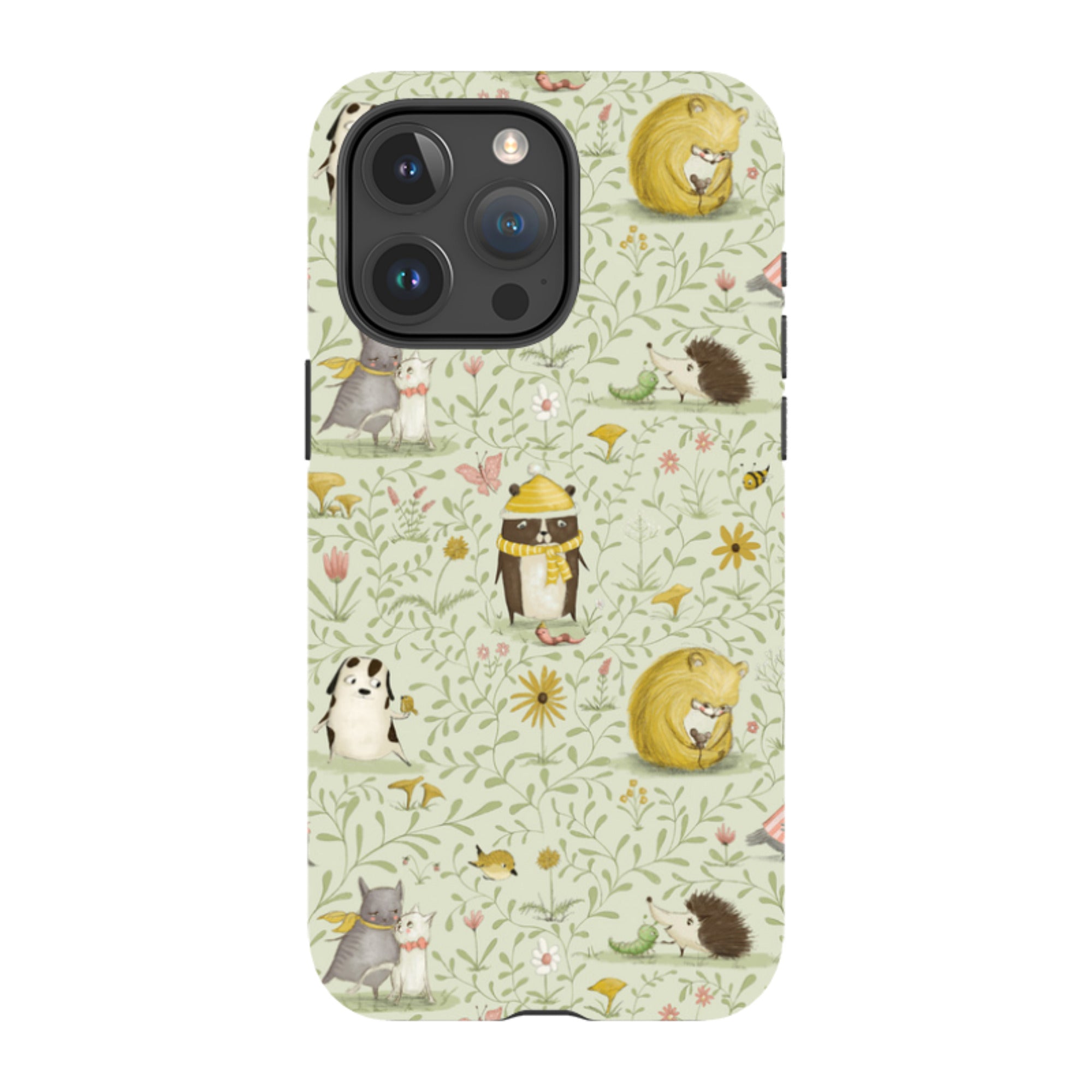 iPhone Tough Case - Animal Meetings By Maja Lindberg