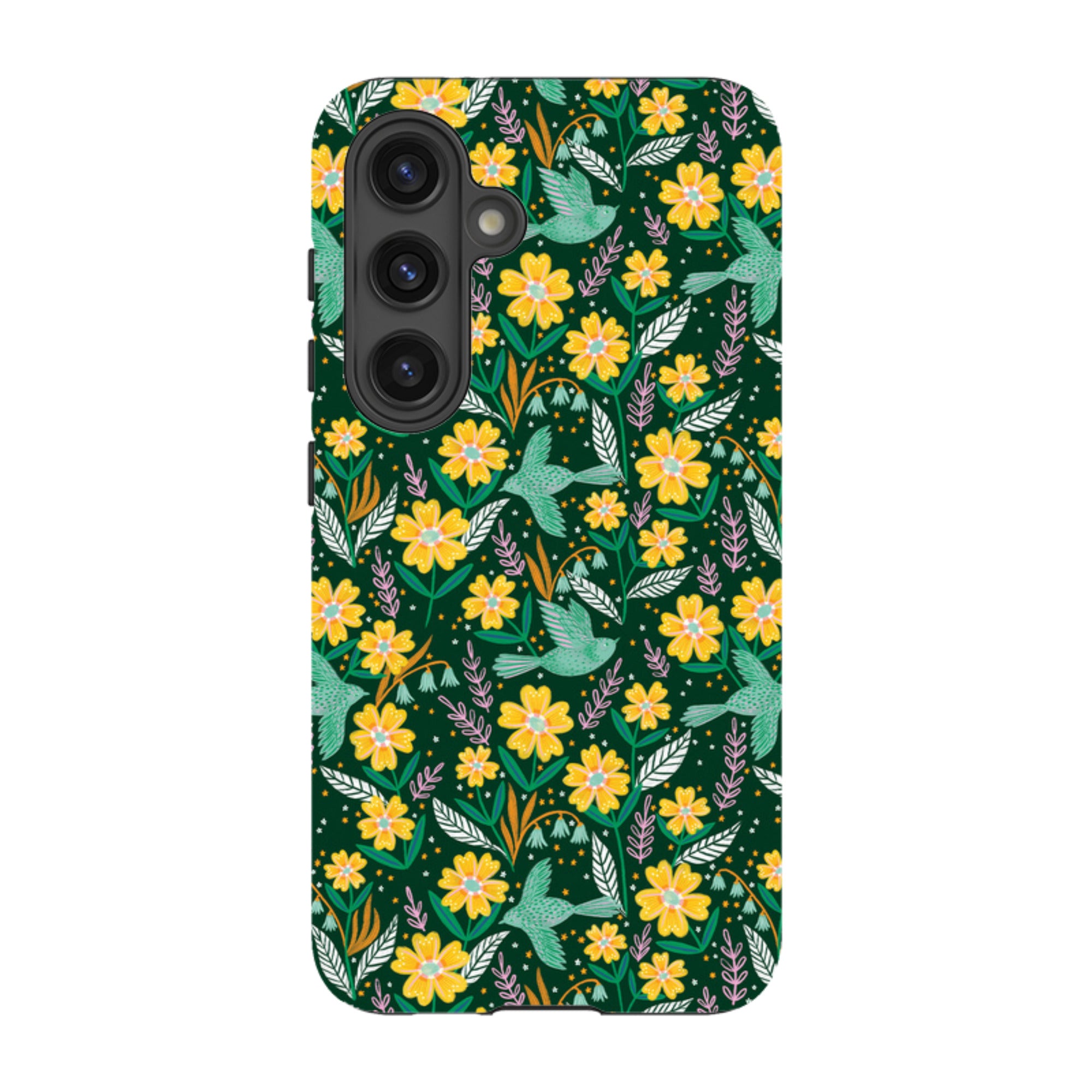 Samsung Tough Case - Sweet Birds Green By Lee Foster Wilson