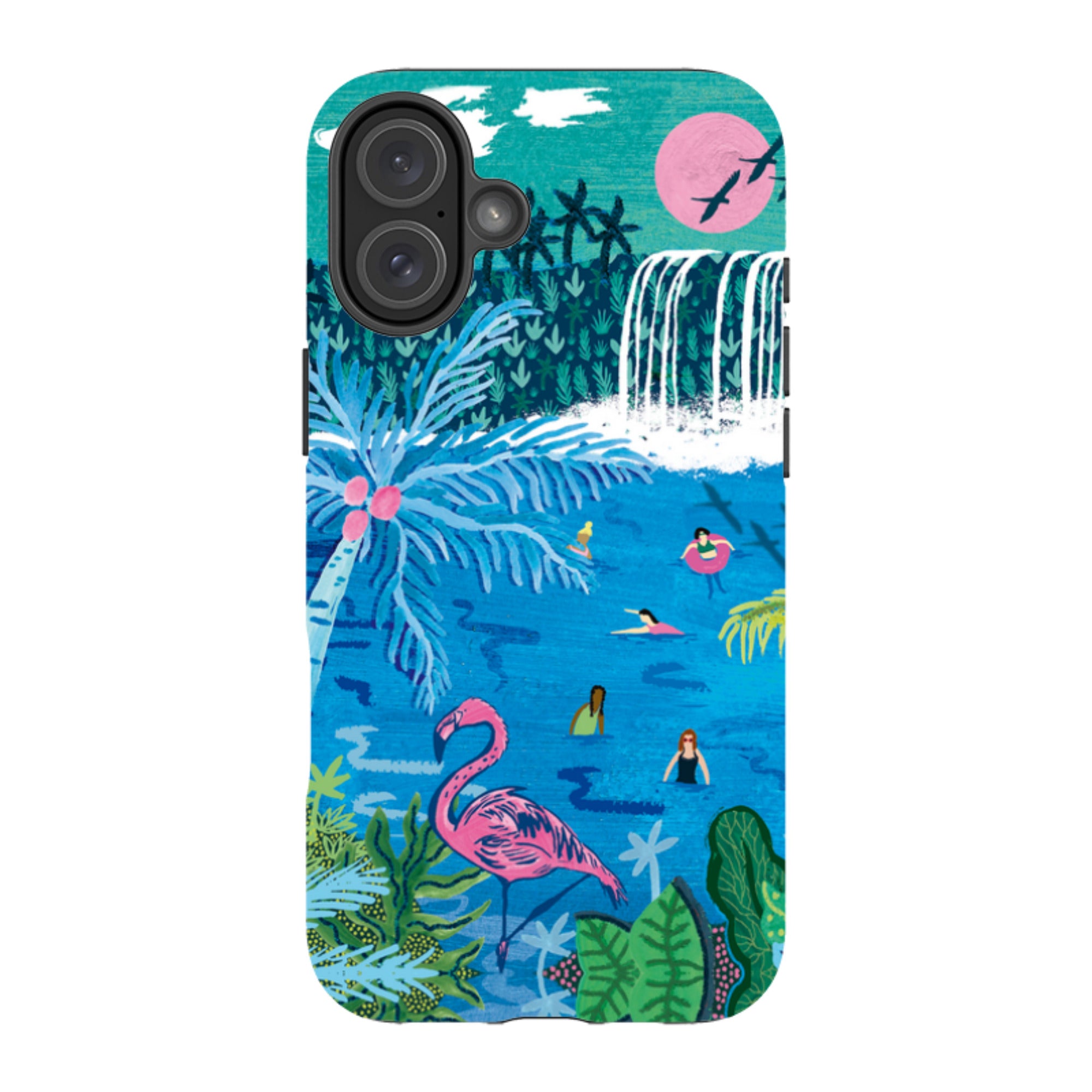 iPhone MagSafe Tough Case - Palm Pool By Emma Frances Grant