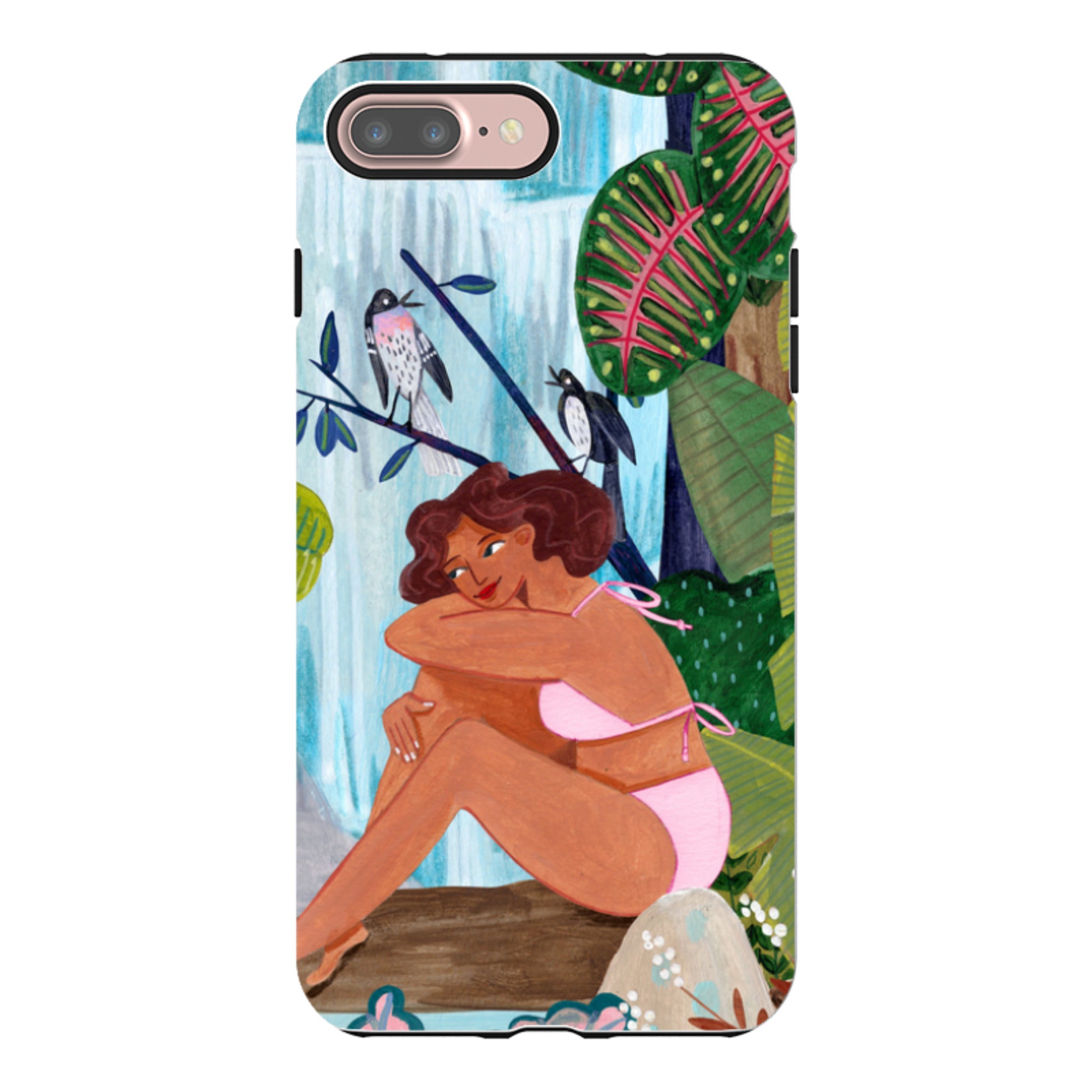 iPhone Tough Case - Waterfall By Caroline Bonne Muller