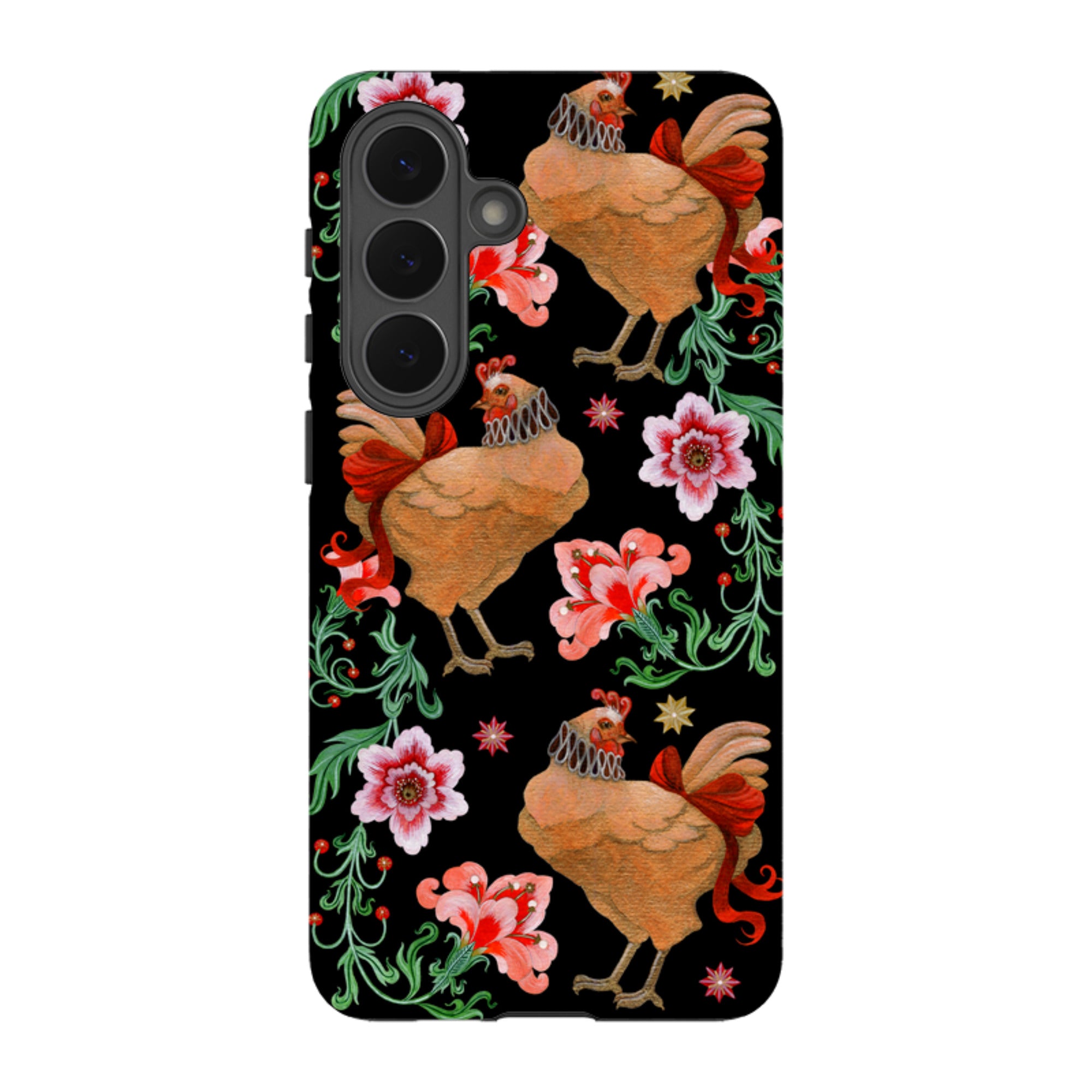 Samsung Tough  Case - Three French Hens By Maria Matos
