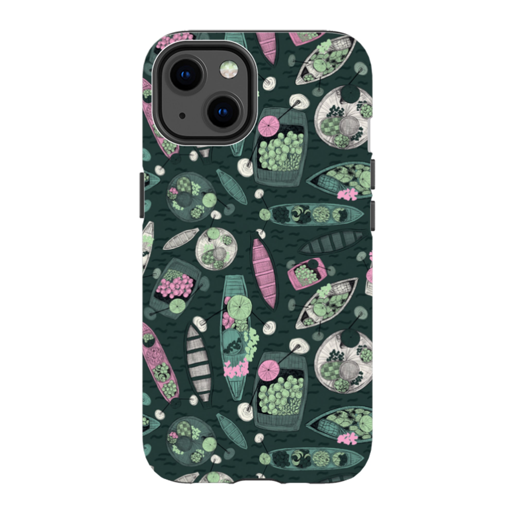 iPhone Tough Case - Floating Markets A By Jade Mosinski