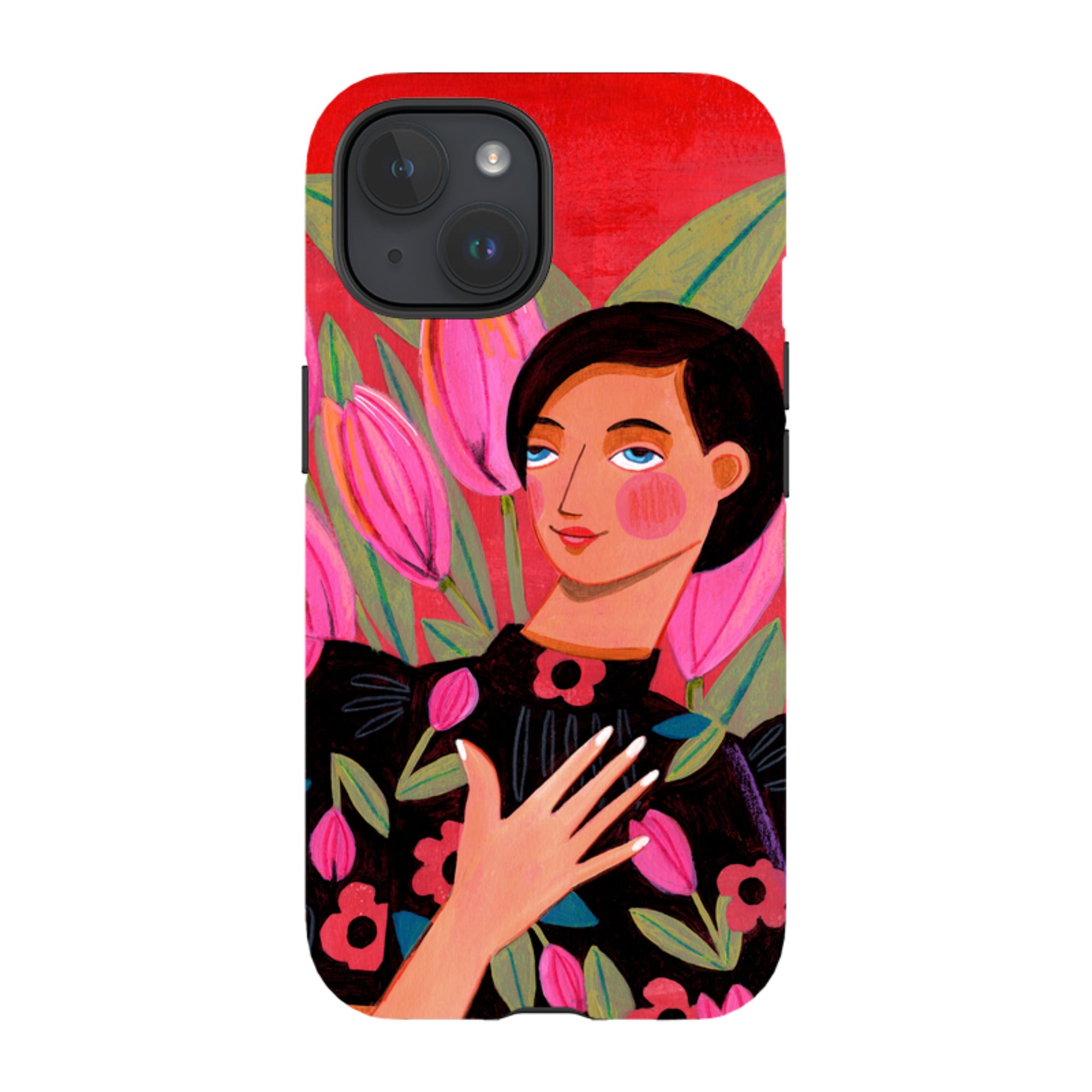 iPhone MagSafe Tough Case -  Tulip Woman By Caroline Bonne Muller