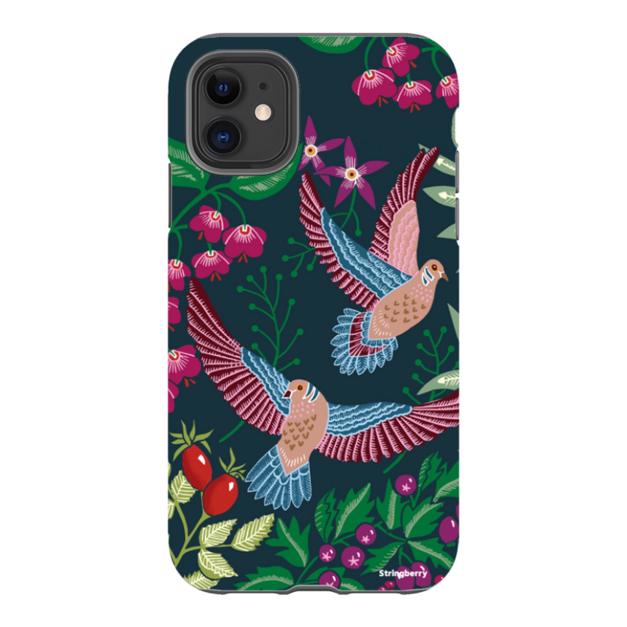 iPhone Tough Case - Two Turtle Doves By Kate Heiss