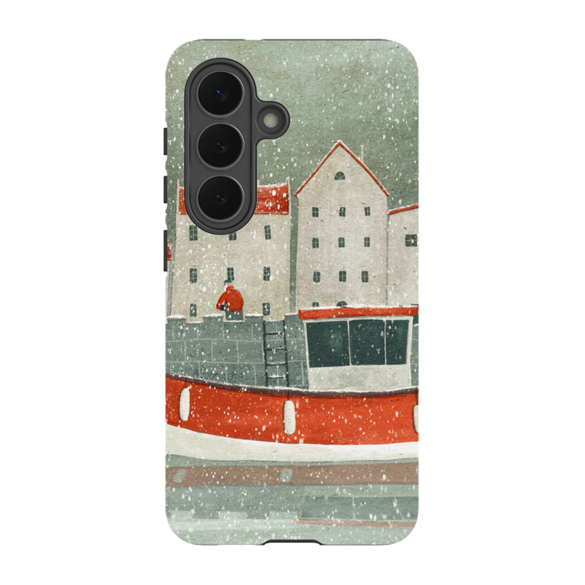 Samsung Tough Case - Christmas Harbour By Maja Lindberg