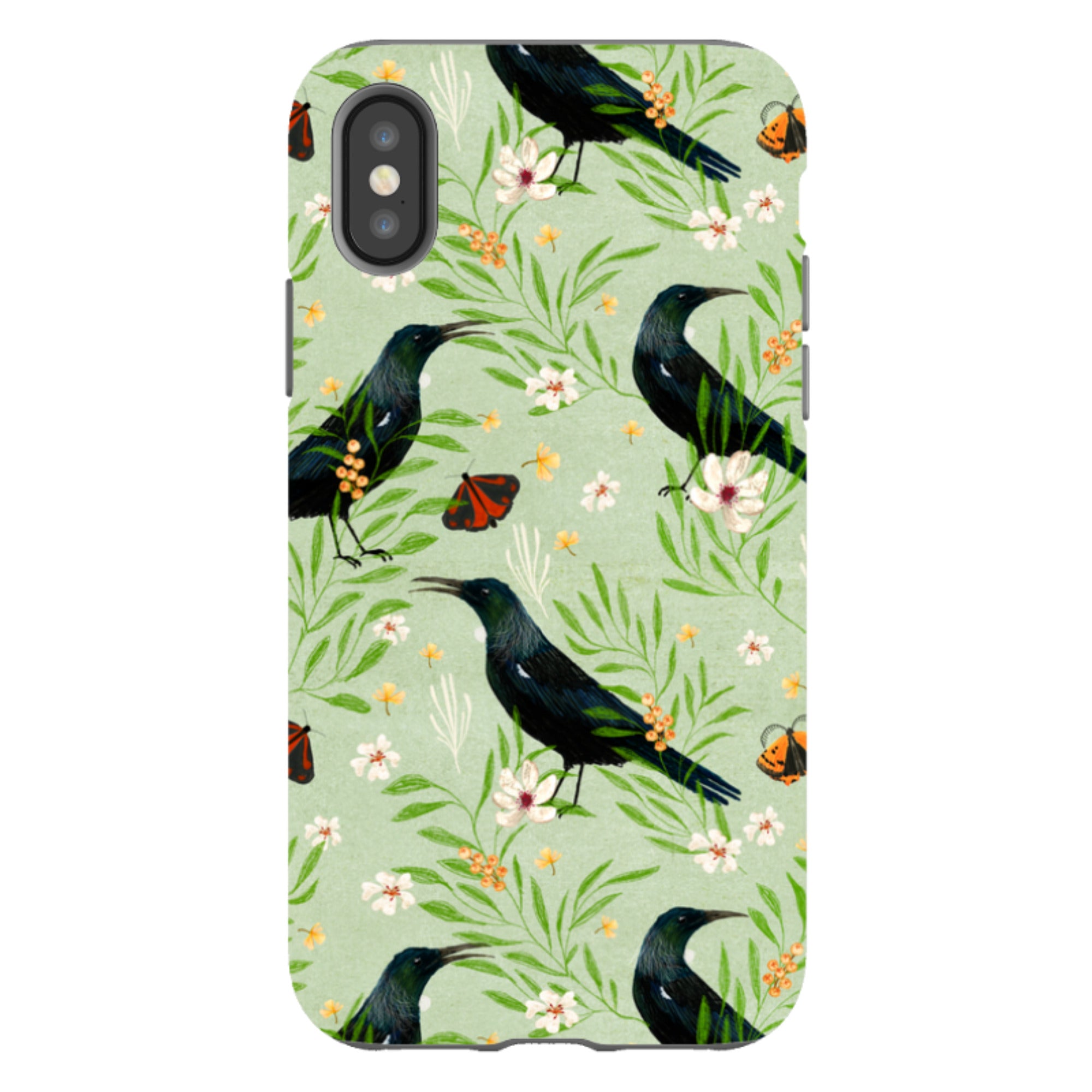 iPhone Tough Case - Tui Mint By Katherine Quinn